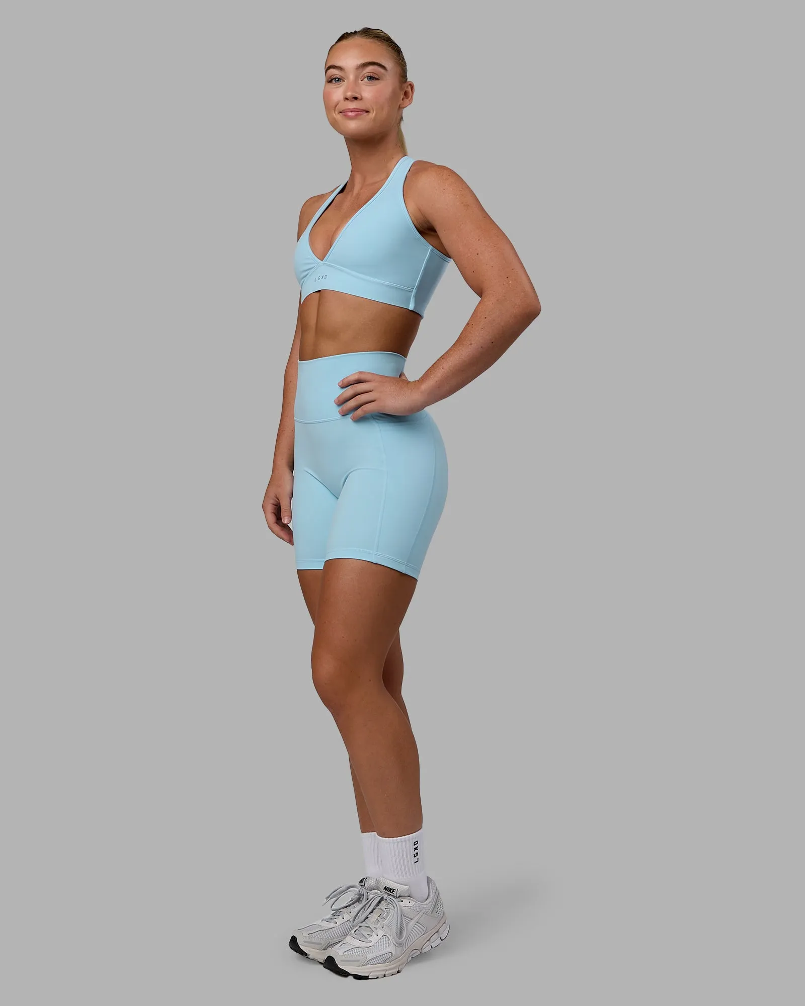 Stamina Sports Bra - Glacial Blue sold by LSKD product image thumbnail 4