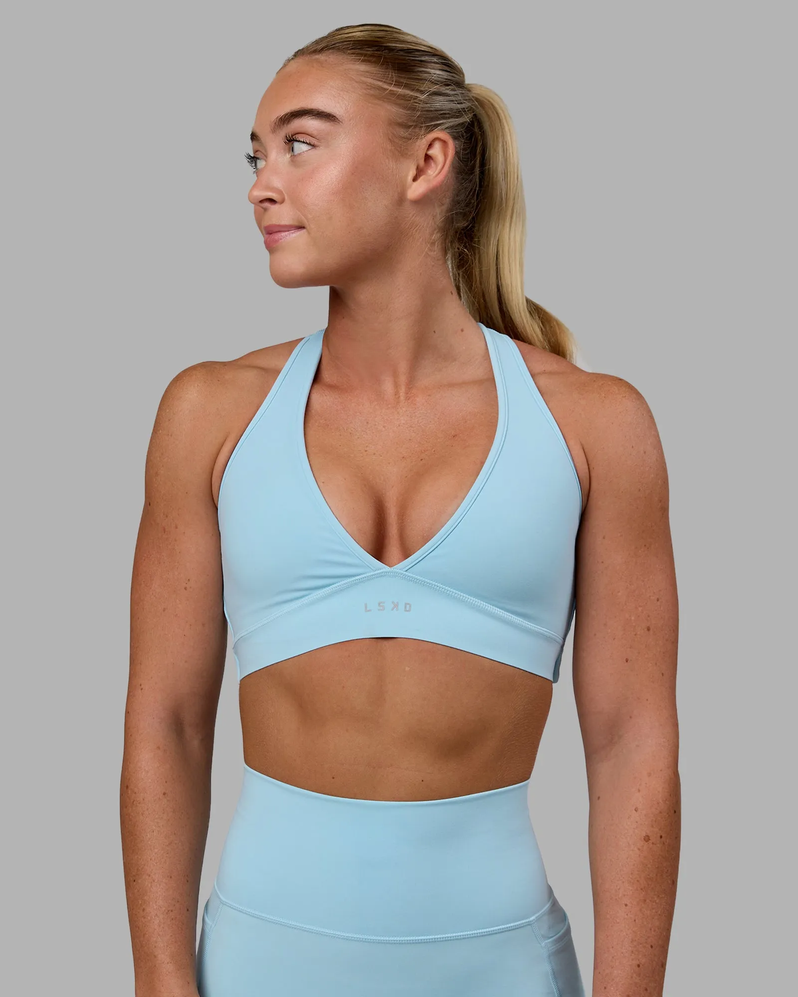 Stamina Sports Bra - Glacial Blue sold by LSKD product image thumbnail 5