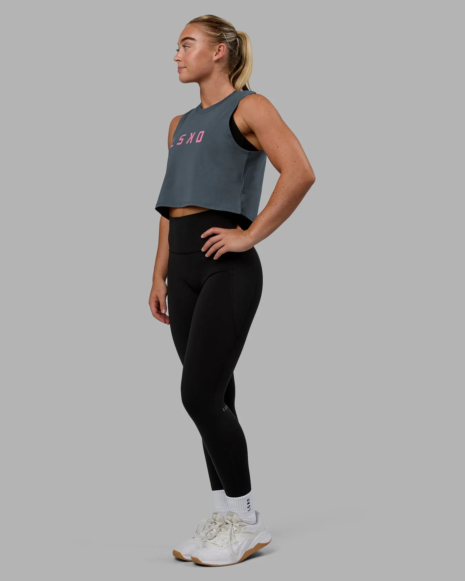 Agile FLXCotton Tank - Turbulence-Candy Pink sold by LSKD product image thumbnail 3