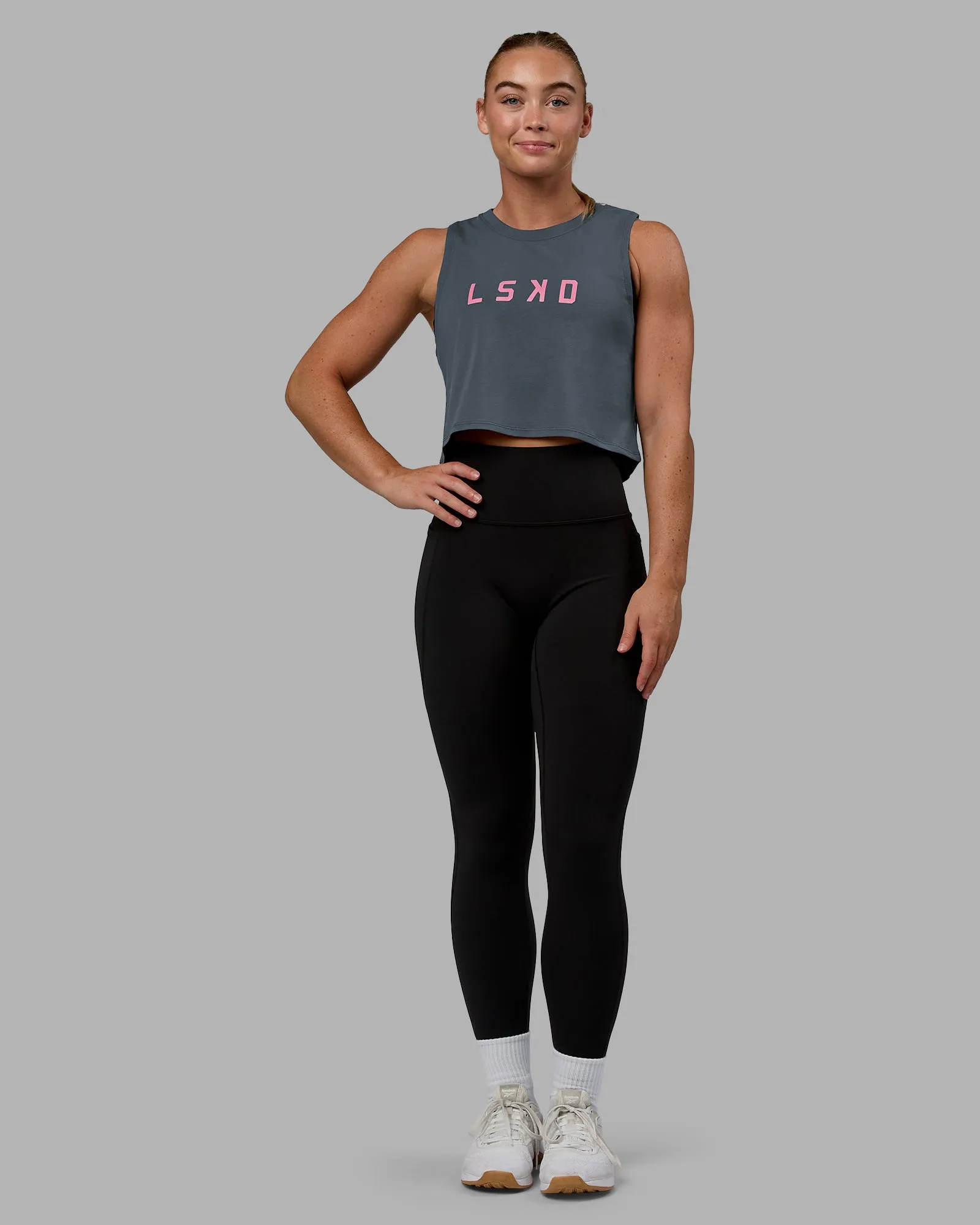 Agile FLXCotton Tank - Turbulence-Candy Pink sold by LSKD