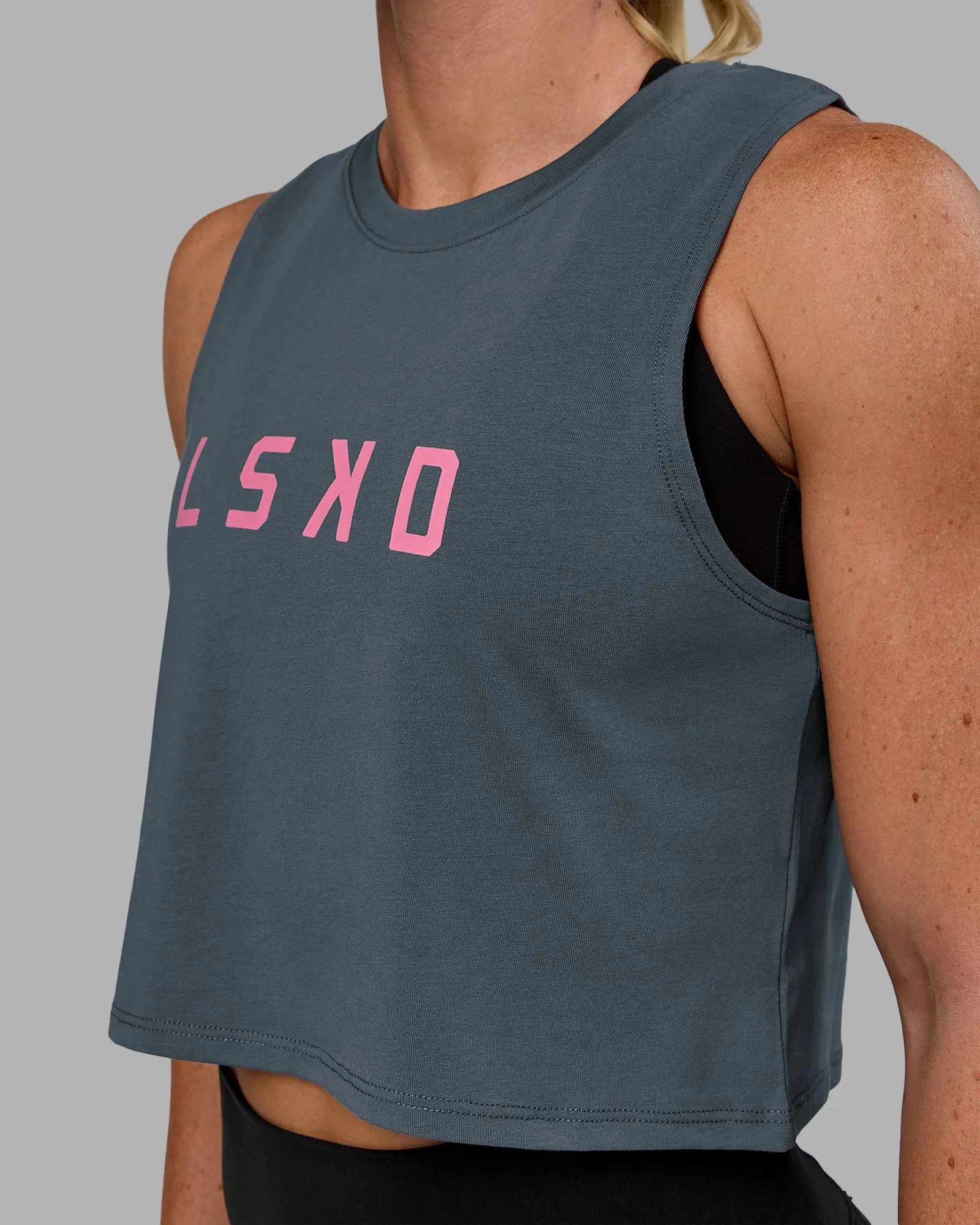 Agile FLXCotton Tank - Turbulence-Candy Pink sold by LSKD product image thumbnail 5