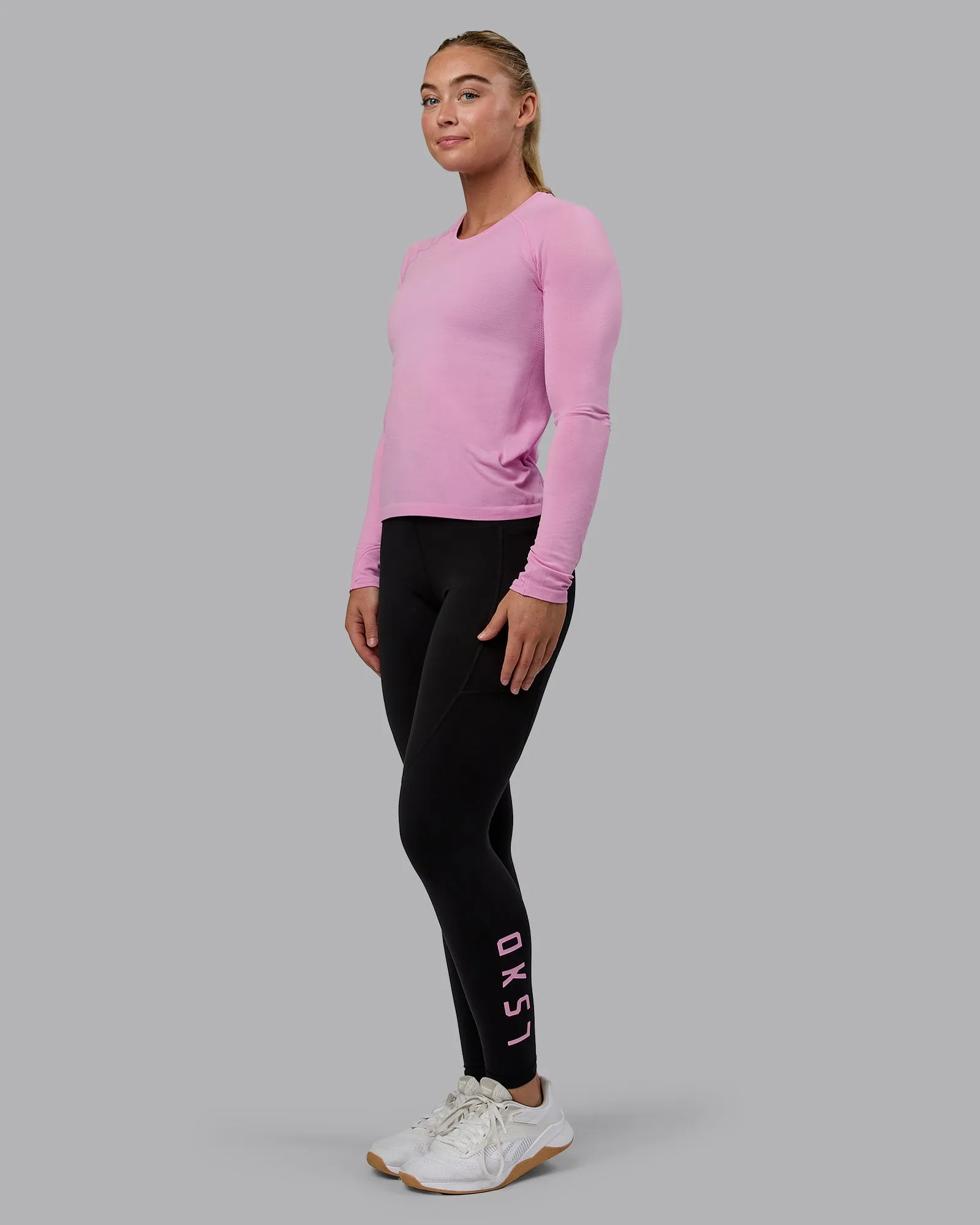 AeroFLX+ Seamless Long Sleeve Tee - Pirouette/Bubblegum sold by LSKD