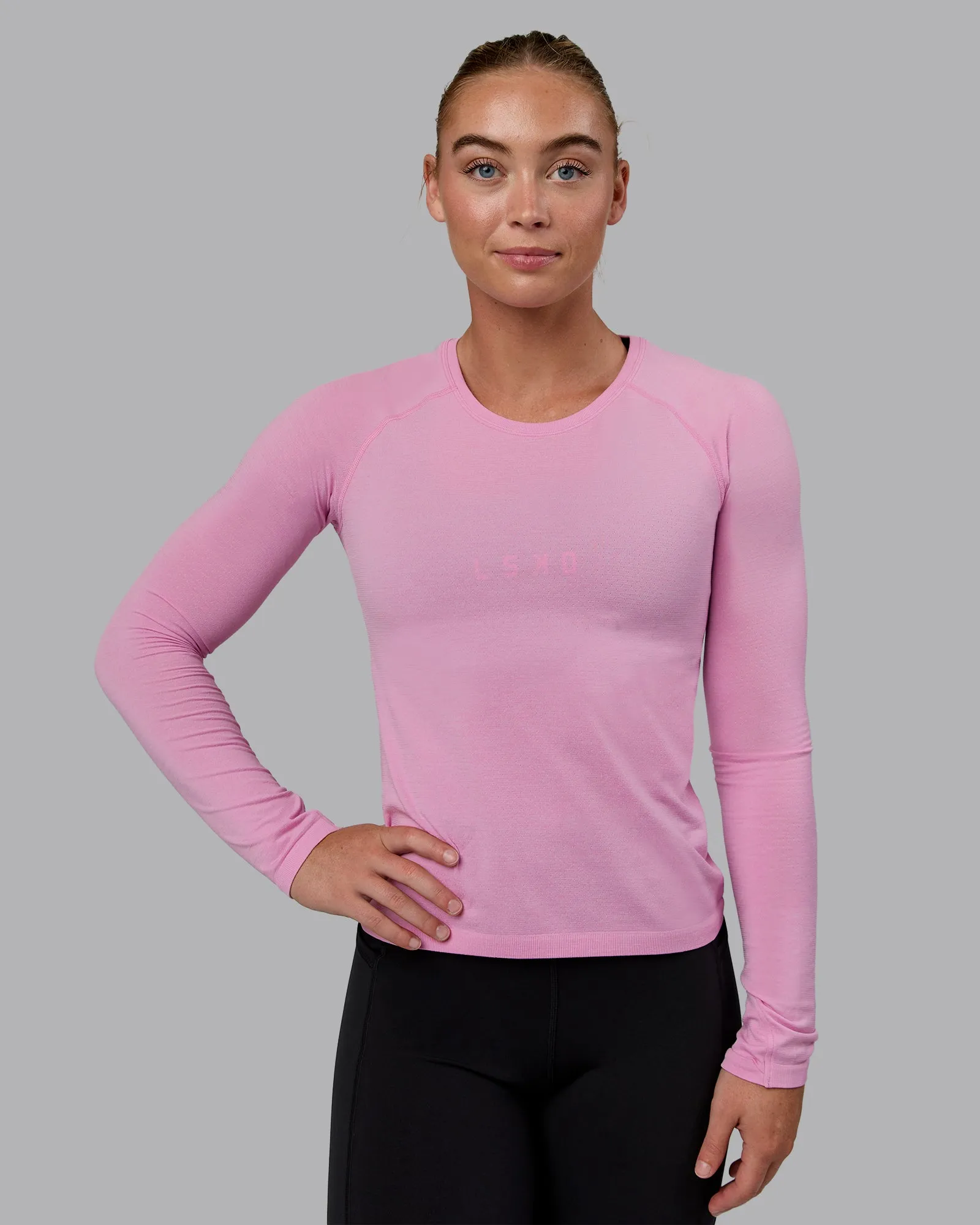 AeroFLX+ Seamless Long Sleeve Tee - Pirouette/Bubblegum sold by LSKD product image thumbnail 2