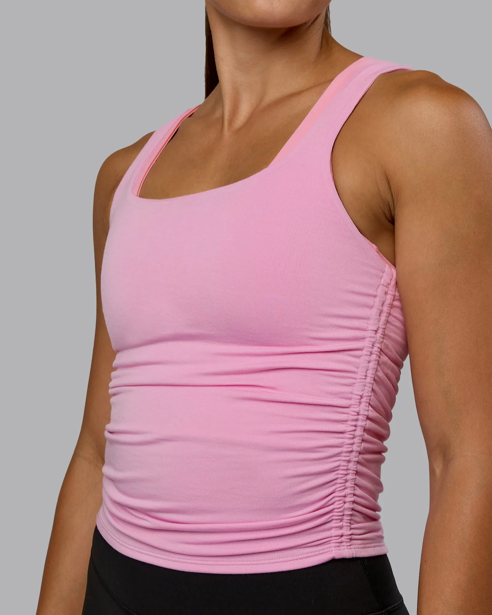 Ignite Scrunch Side Tank - Bubblegum sold by LSKD product image thumbnail 4
