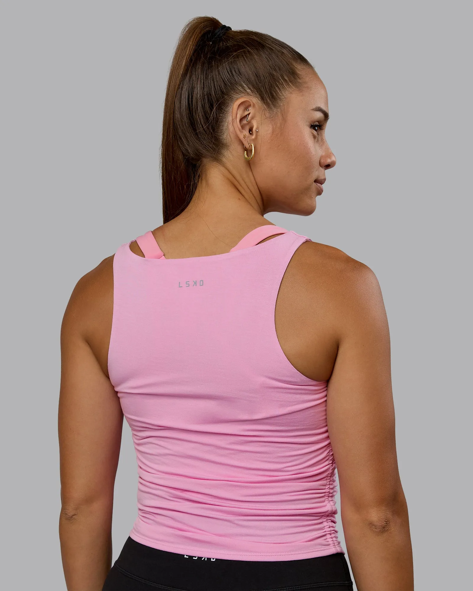 Ignite Scrunch Side Tank - Bubblegum sold by LSKD product image thumbnail 3