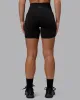 Rep Mid Short Tight - Black-Bubblegum sold by LSKD
