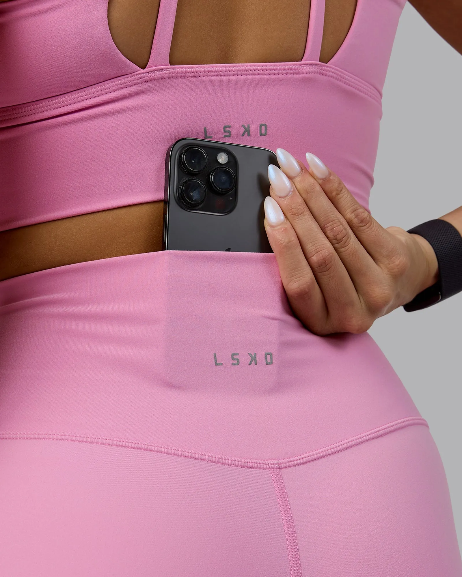 Base 2.0 X-Short Tights - Bubblegum sold by LSKD product image thumbnail 3