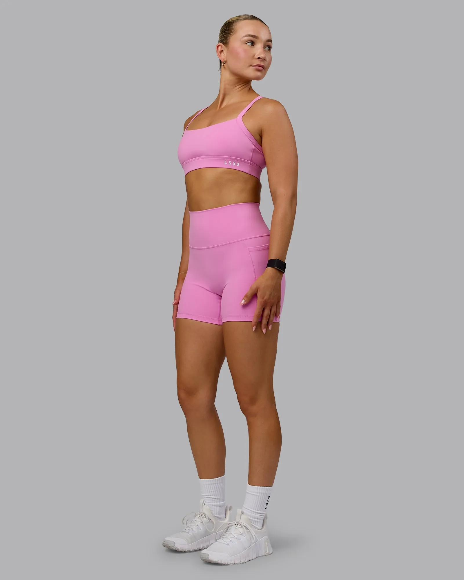 Momentum Sports Bra - Spark Pink sold by LSKD product image thumbnail 3
