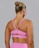 Momentum Sports Bra - Spark Pink sold by LSKD