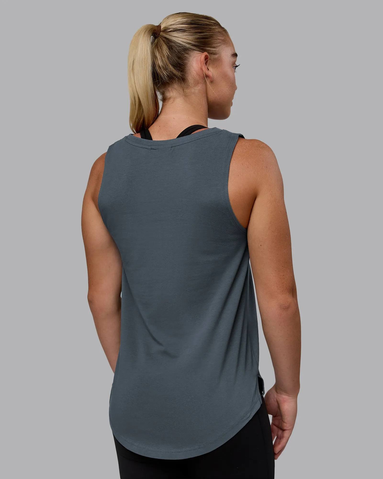 Luna FLXCotton Longline Tank - Turbulance-Bubblegum sold by LSKD product image thumbnail 4