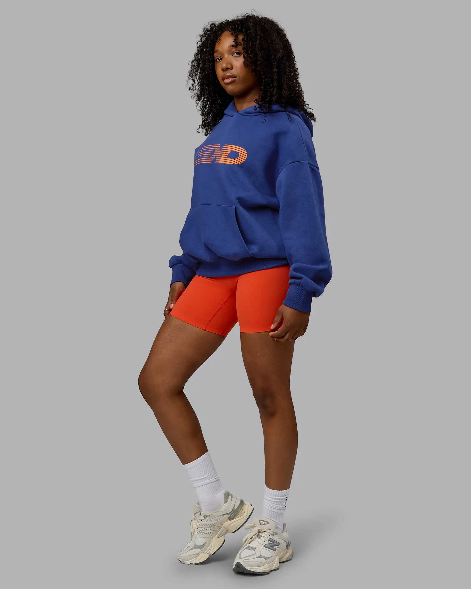 Motion Oversized Hoodie - Galactic Cobalt-Orange sold by LSKD product image thumbnail 5