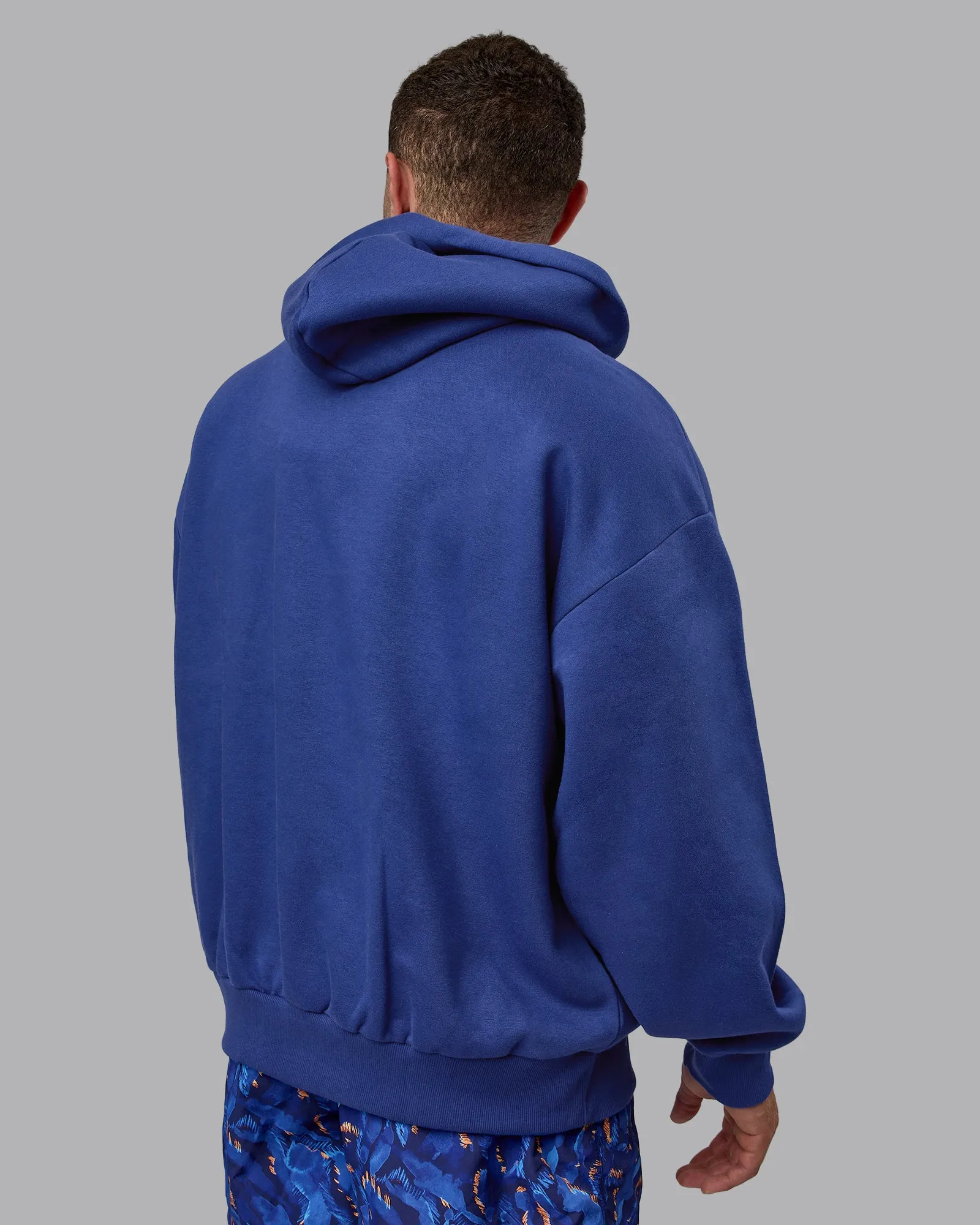 Motion Oversized Hoodie - Galactic Cobalt-Orange sold by LSKD product image thumbnail 4