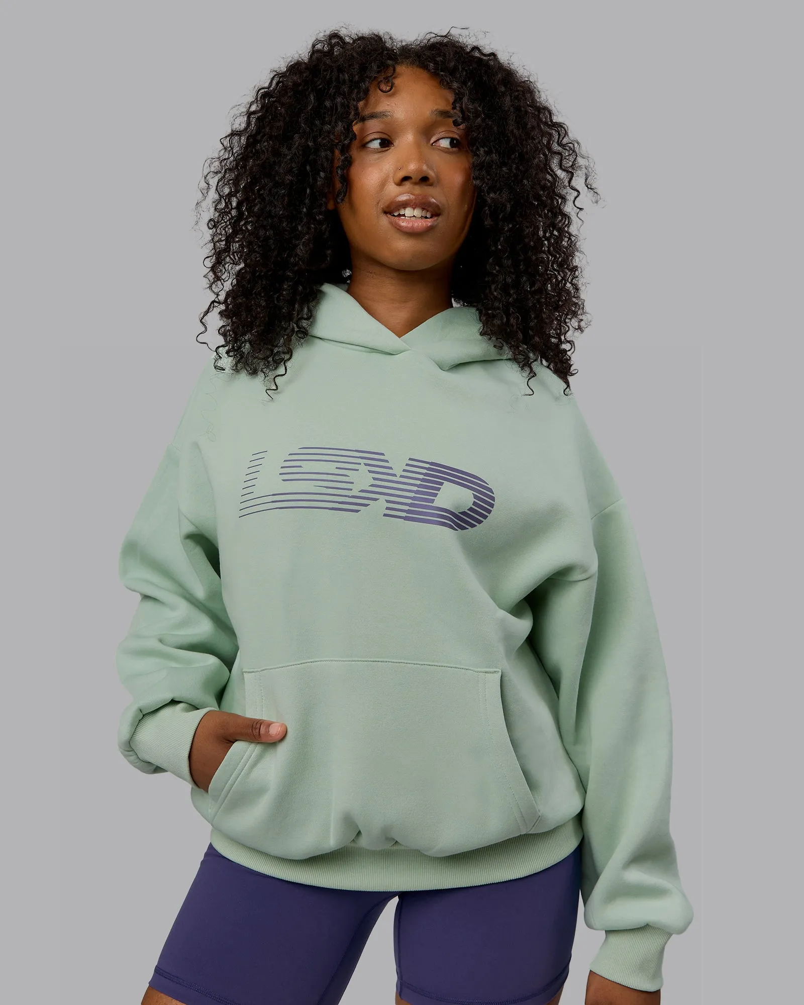 Motion Oversized Hoodie - Surf Spray-Royal Purple sold by LSKD product image thumbnail 2