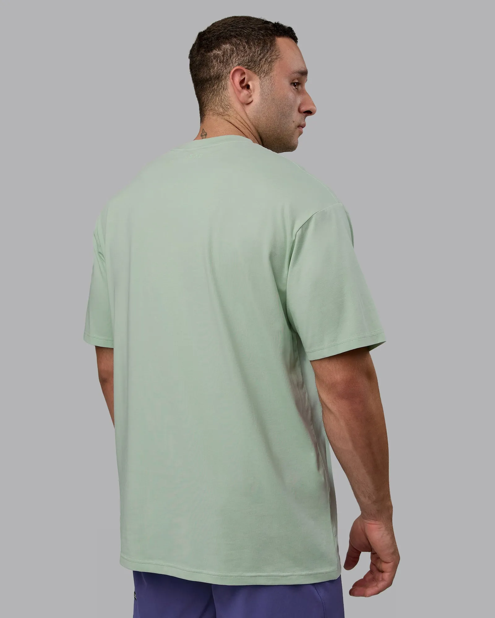 Motion FLXCotton Oversized Tee - Surf Spray-Royal Purple sold by LSKD product image thumbnail 4