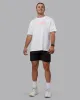Motion FLXCotton Oversized Tee - White-React Print sold by LSKD