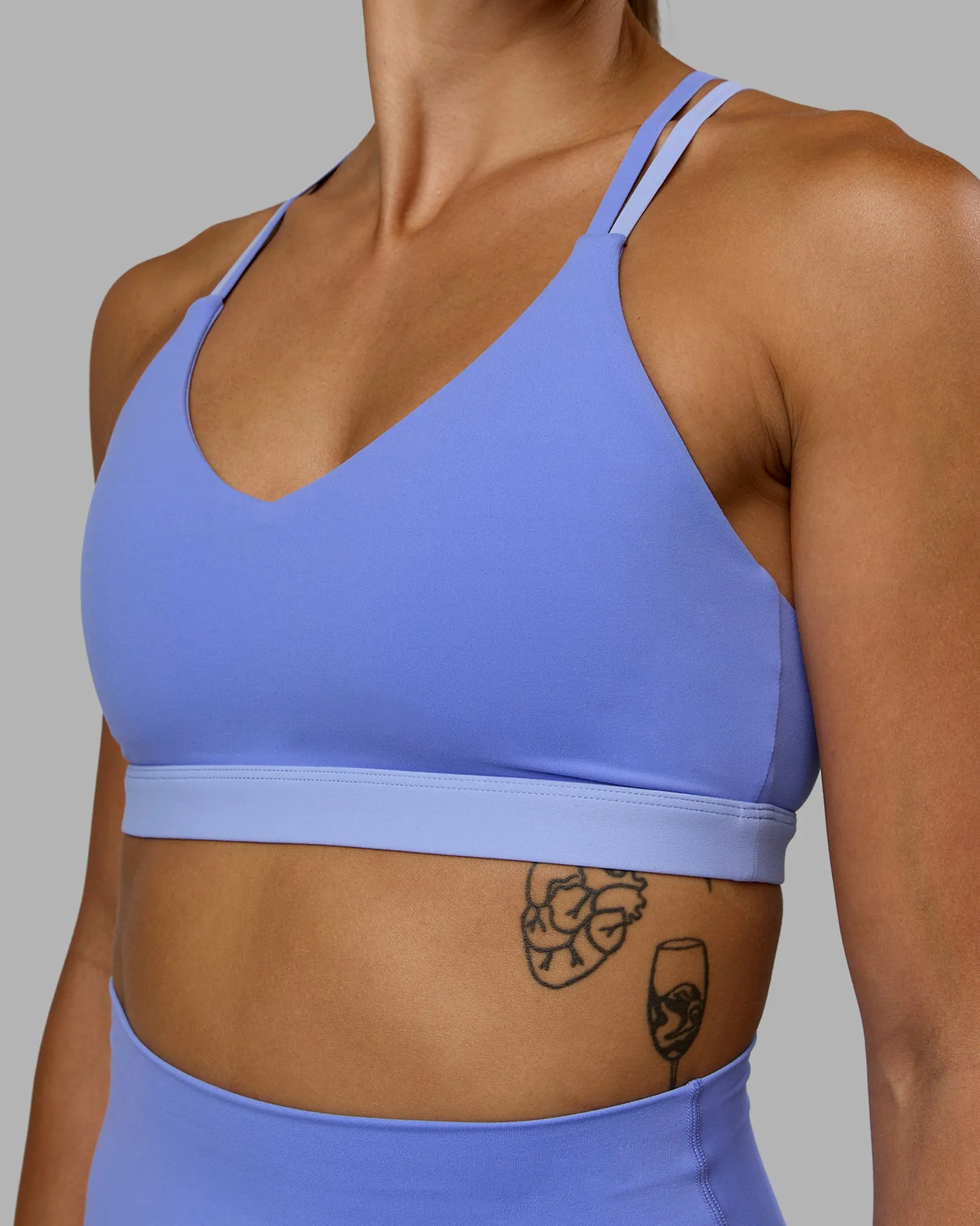 Nexus Sports Bra - Indulgent Blue sold by LSKD product image thumbnail 5