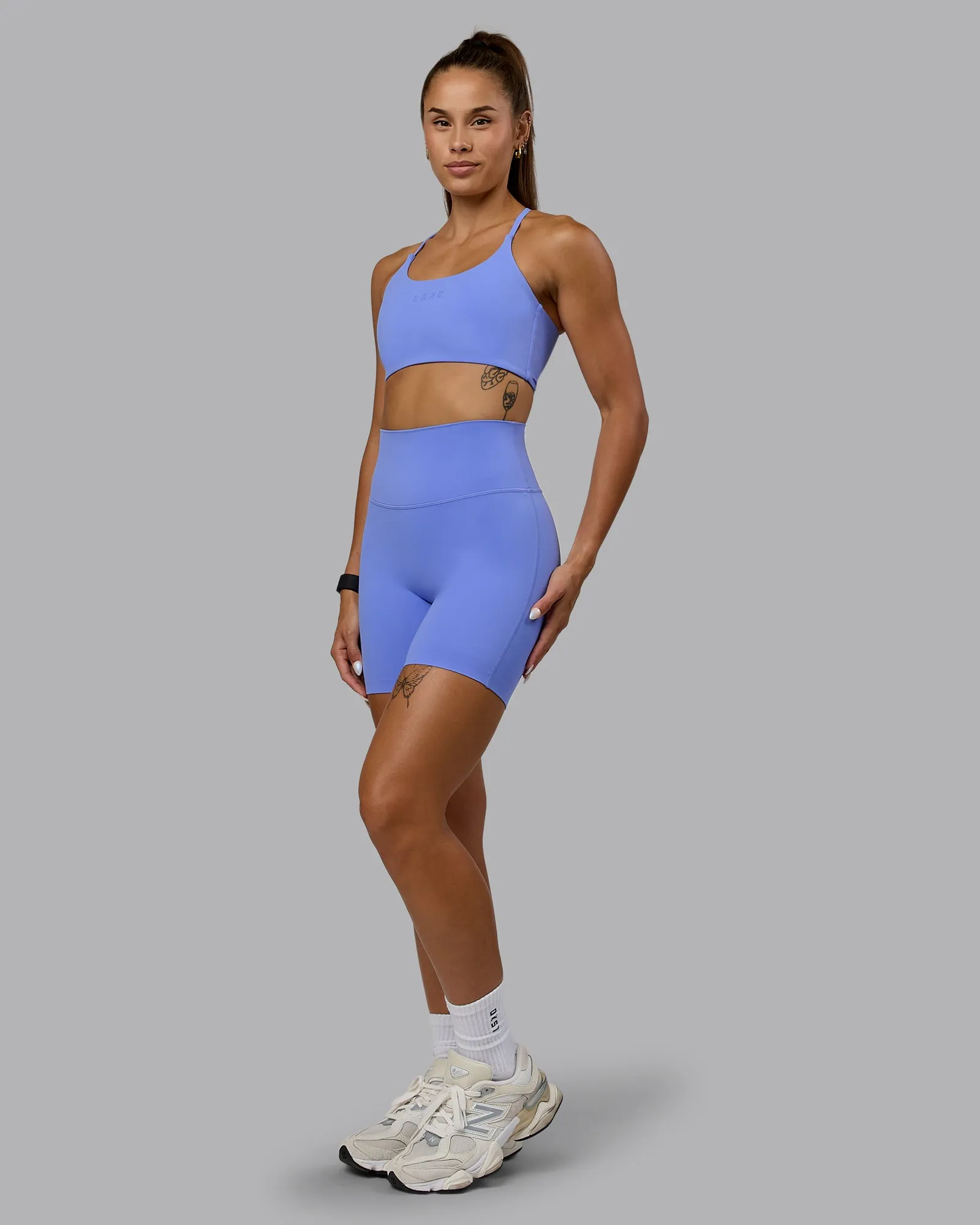 Elixir Mid Short Tight - Indulgent Blue sold by LSKD product image thumbnail 2