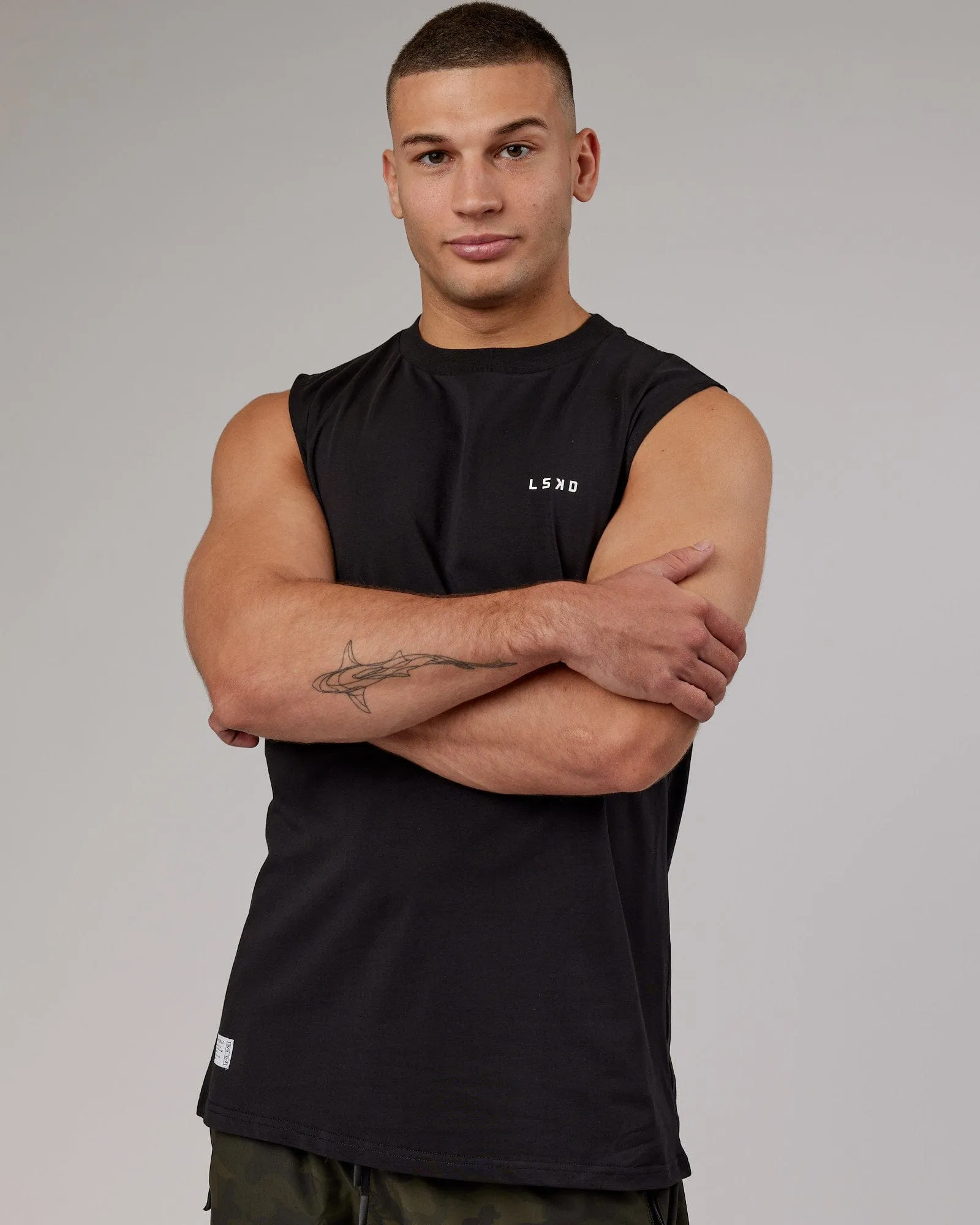 VS5 FLXCotton Tank Oversize - Black sold by LSKD product image thumbnail 2