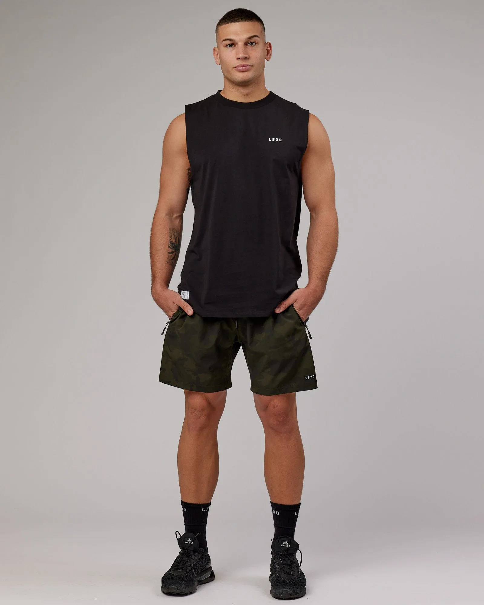 VS5 FLXCotton Tank Oversize - Black sold by LSKD product image thumbnail 3