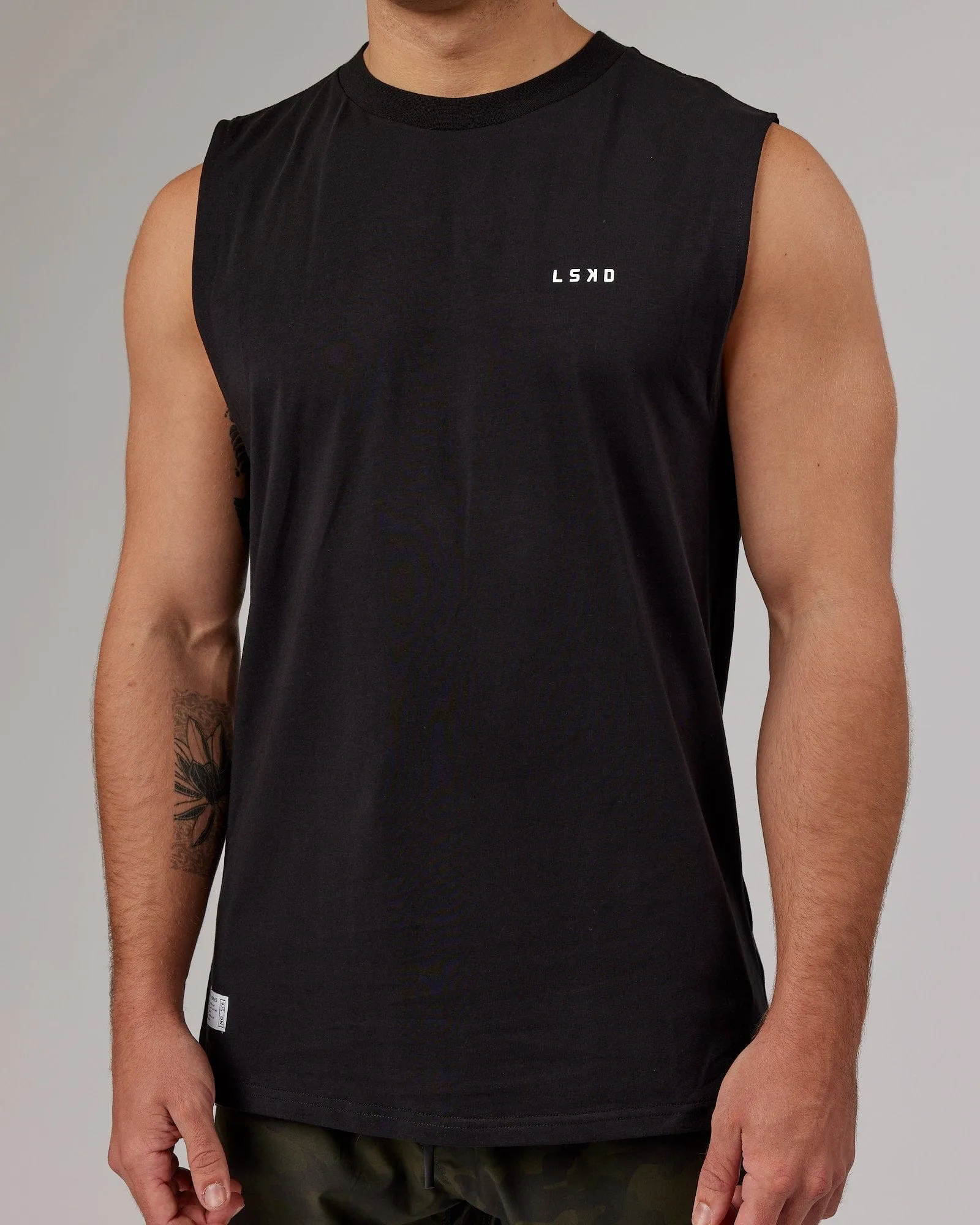 VS5 FLXCotton Tank Oversize - Black sold by LSKD product image thumbnail 5