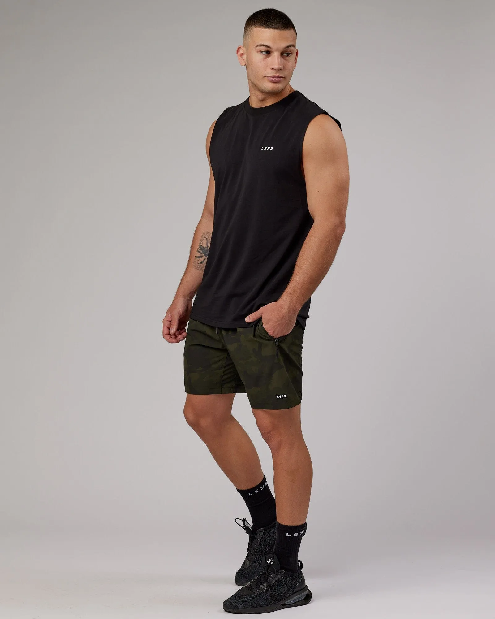 VS5 FLXCotton Tank Oversize - Black sold by LSKD product image thumbnail 4