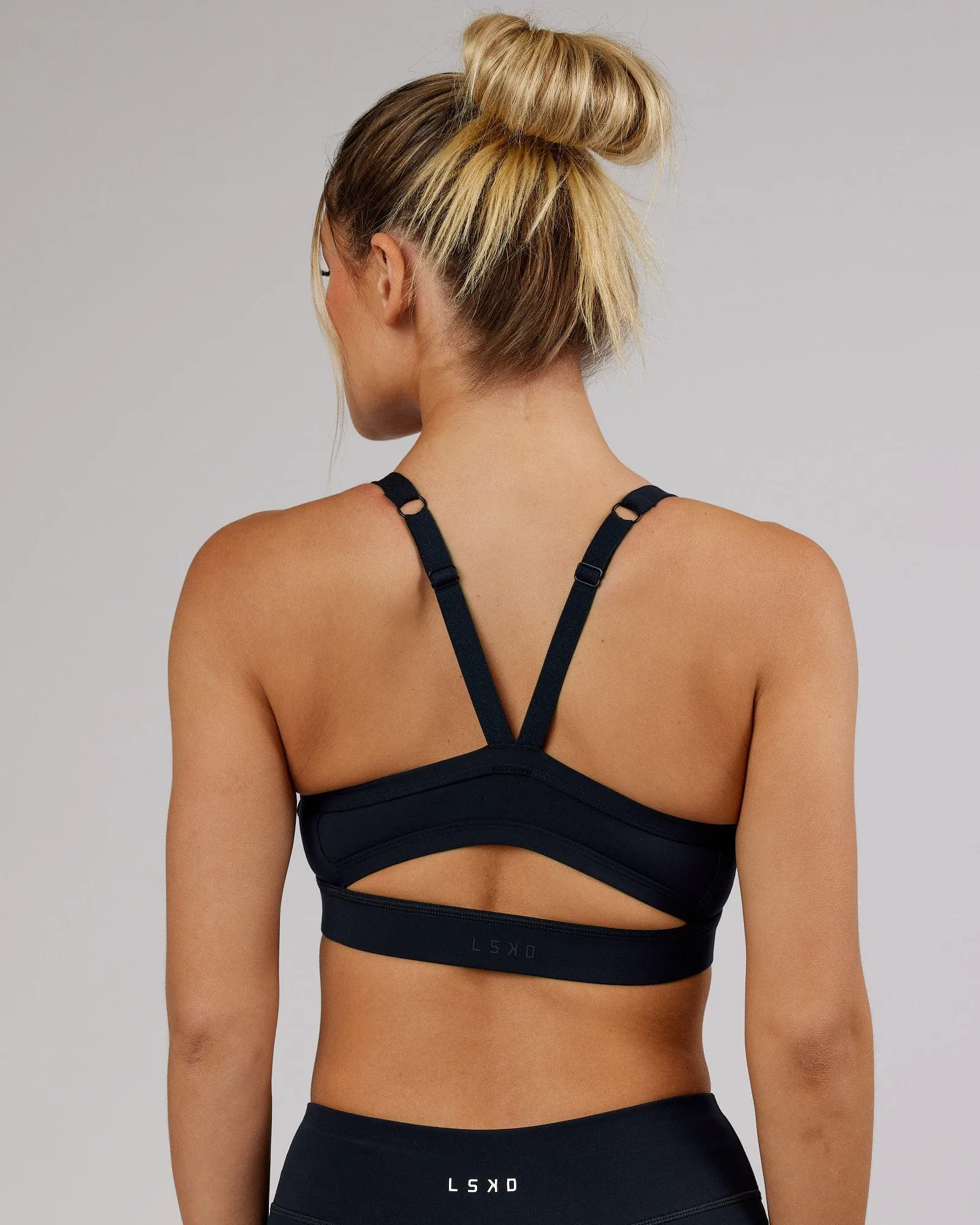 Momentum Sports Bra - Navy sold by LSKD product image thumbnail 2