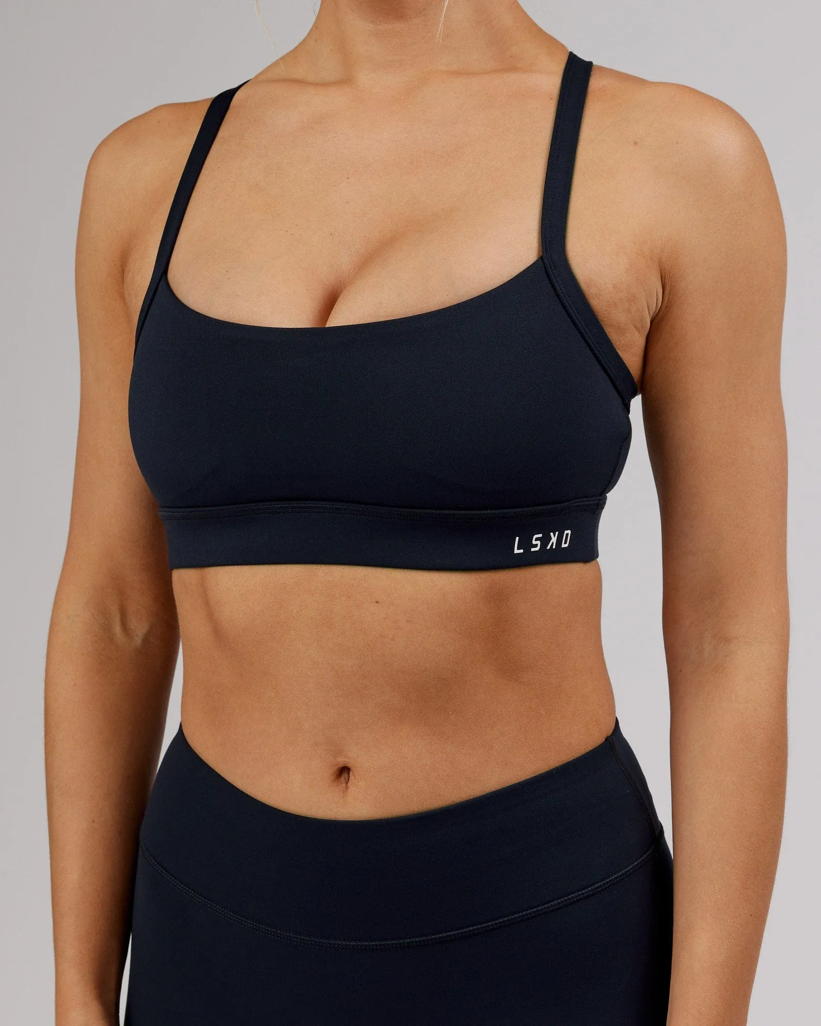 Momentum Sports Bra - Navy sold by LSKD product image thumbnail 5