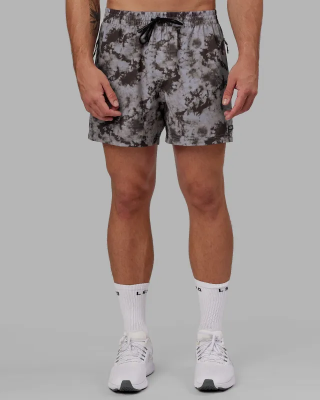 Rep 5" Performance Shorts - Asphalt Tie Dye sold by LSKD