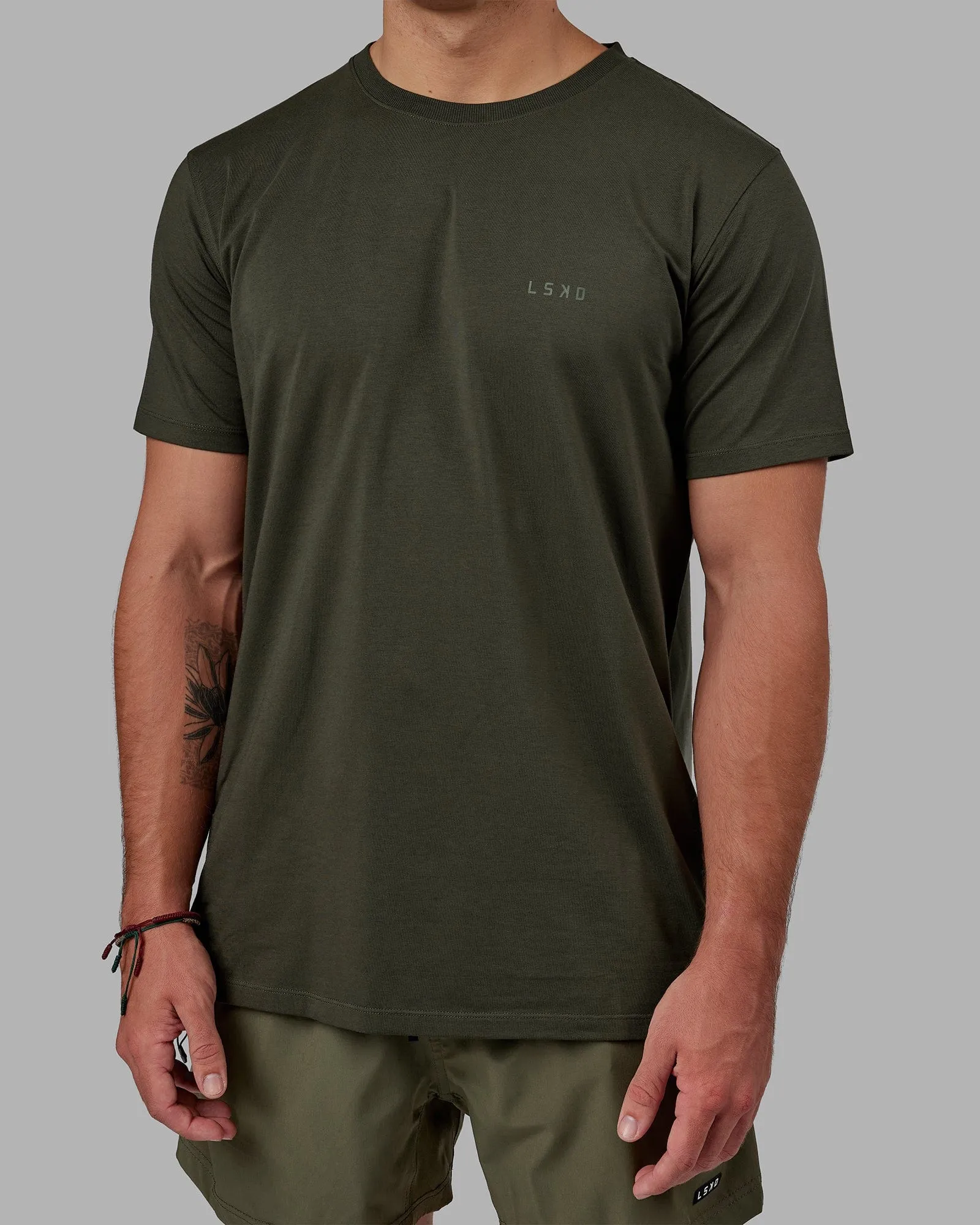 Deluxe PimaFLX Tee - Forest Night sold by LSKD product image thumbnail 5