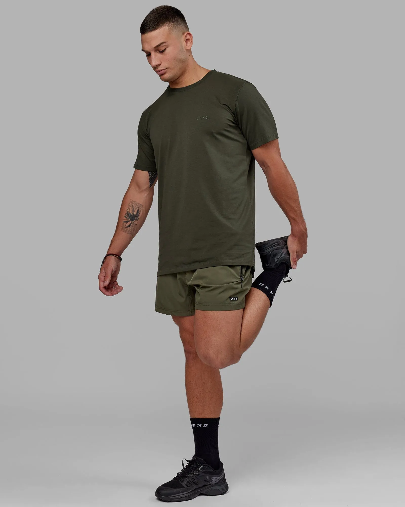 Deluxe PimaFLX Tee - Forest Night sold by LSKD product image thumbnail 2