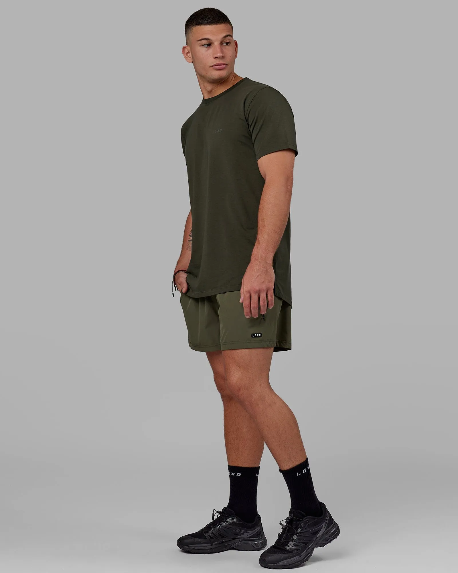 Deluxe PimaFLX Tee - Forest Night sold by LSKD product image thumbnail 4