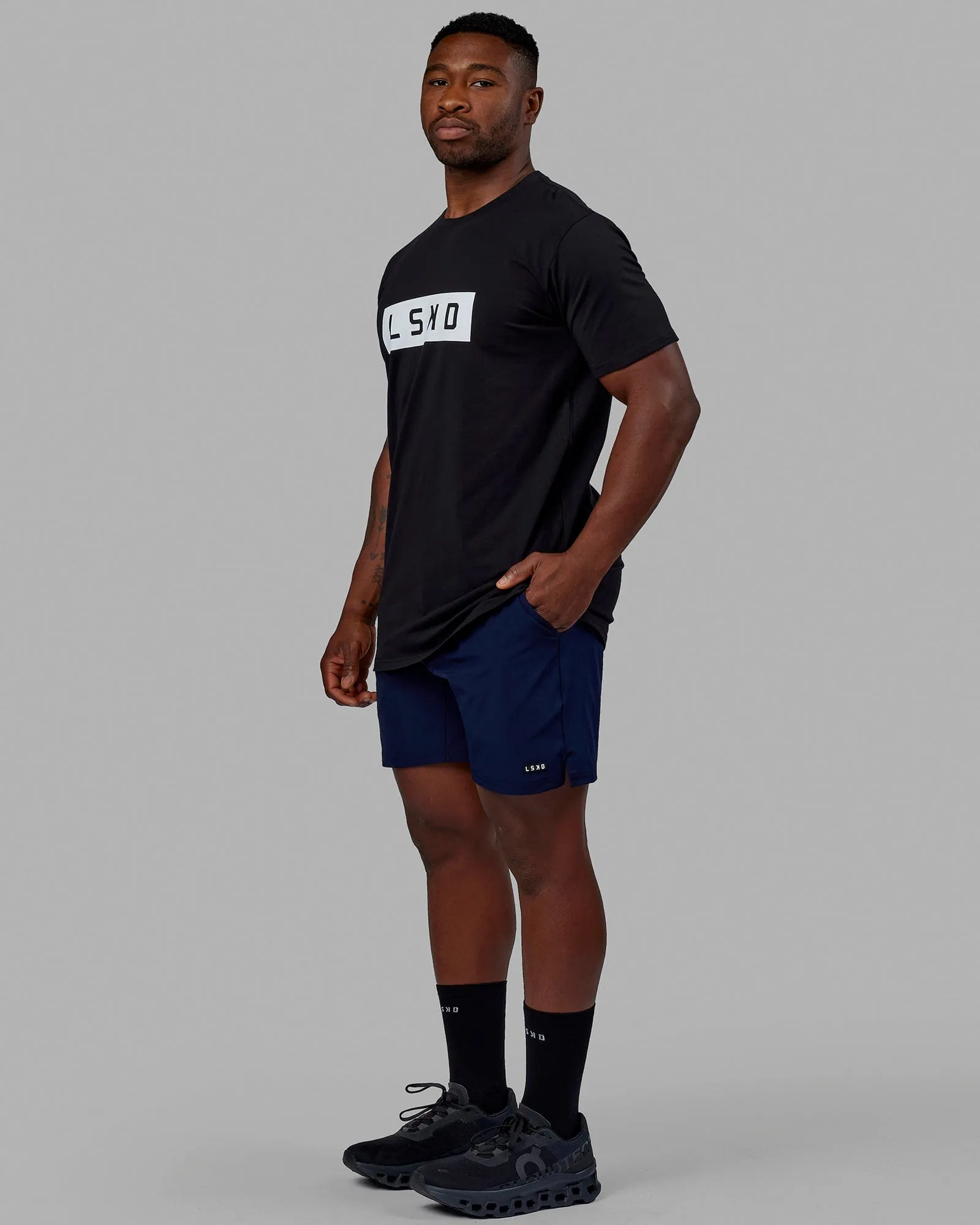 Intensity 7'' Performance Shorts - Navy sold by LSKD product image thumbnail 2