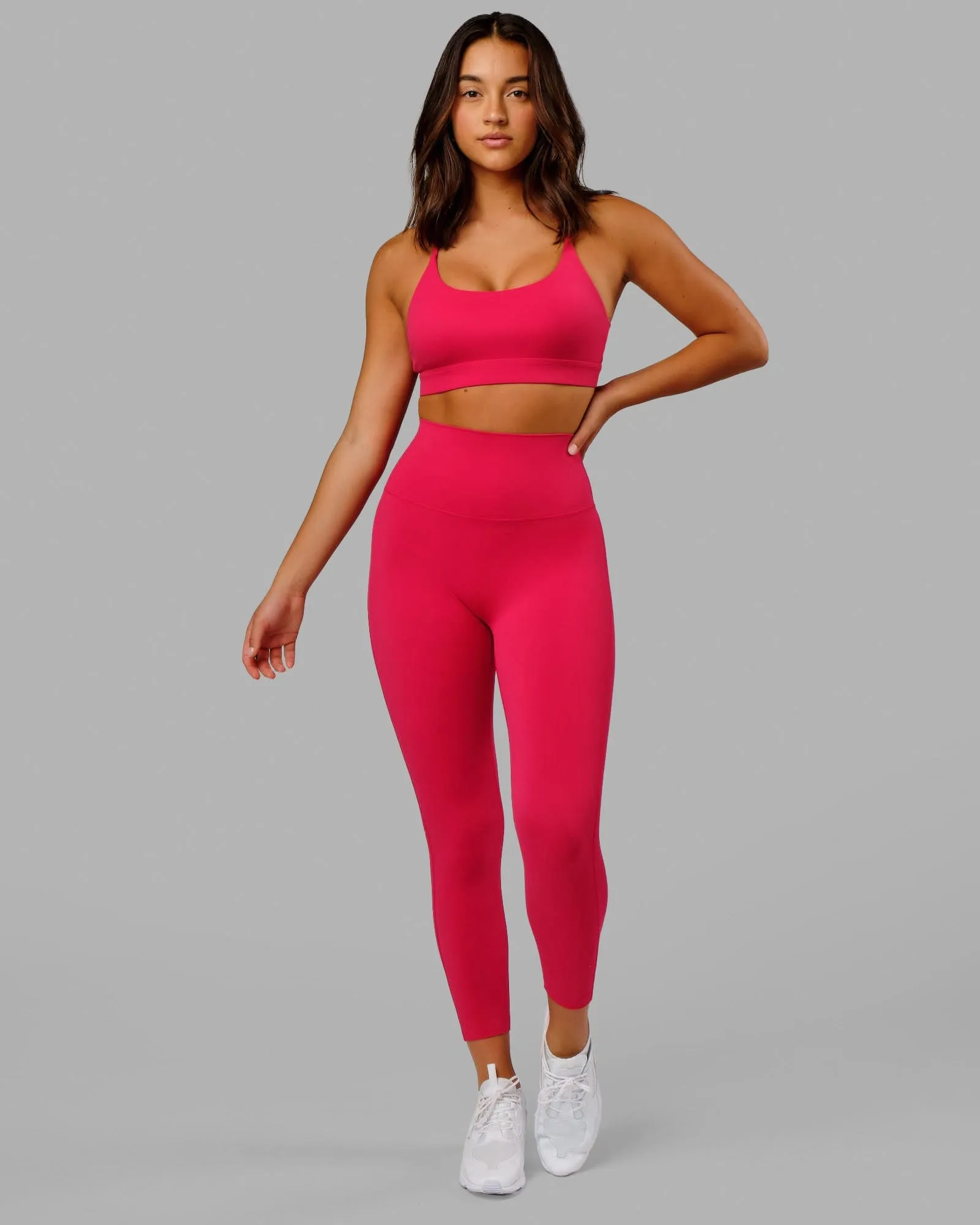 Elixir 7/8 Length Tight - Boysenberry No Logo sold by LSKD