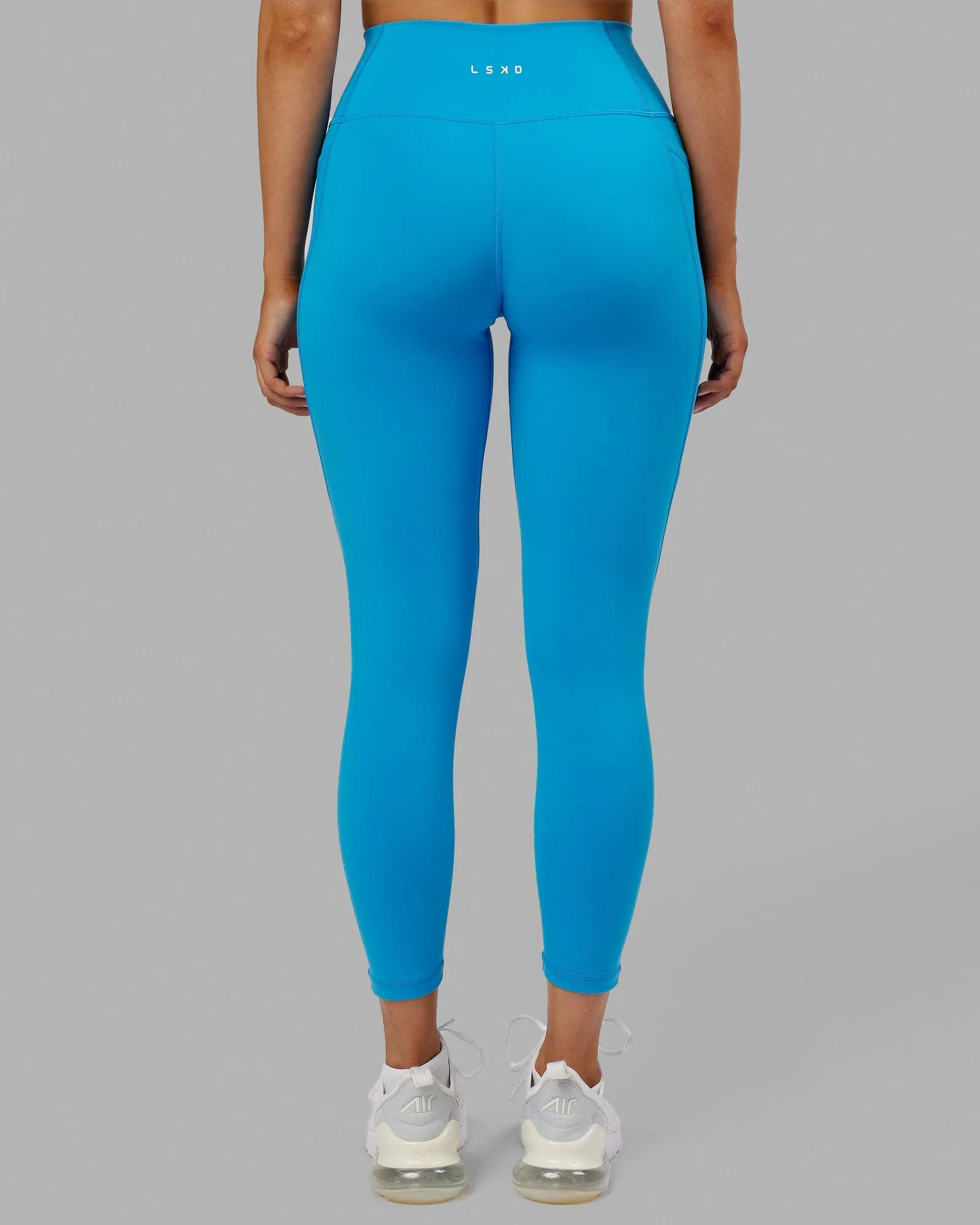 Fusion 7/8 Length Tights - Ibiza Blue sold by LSKD product image thumbnail 4