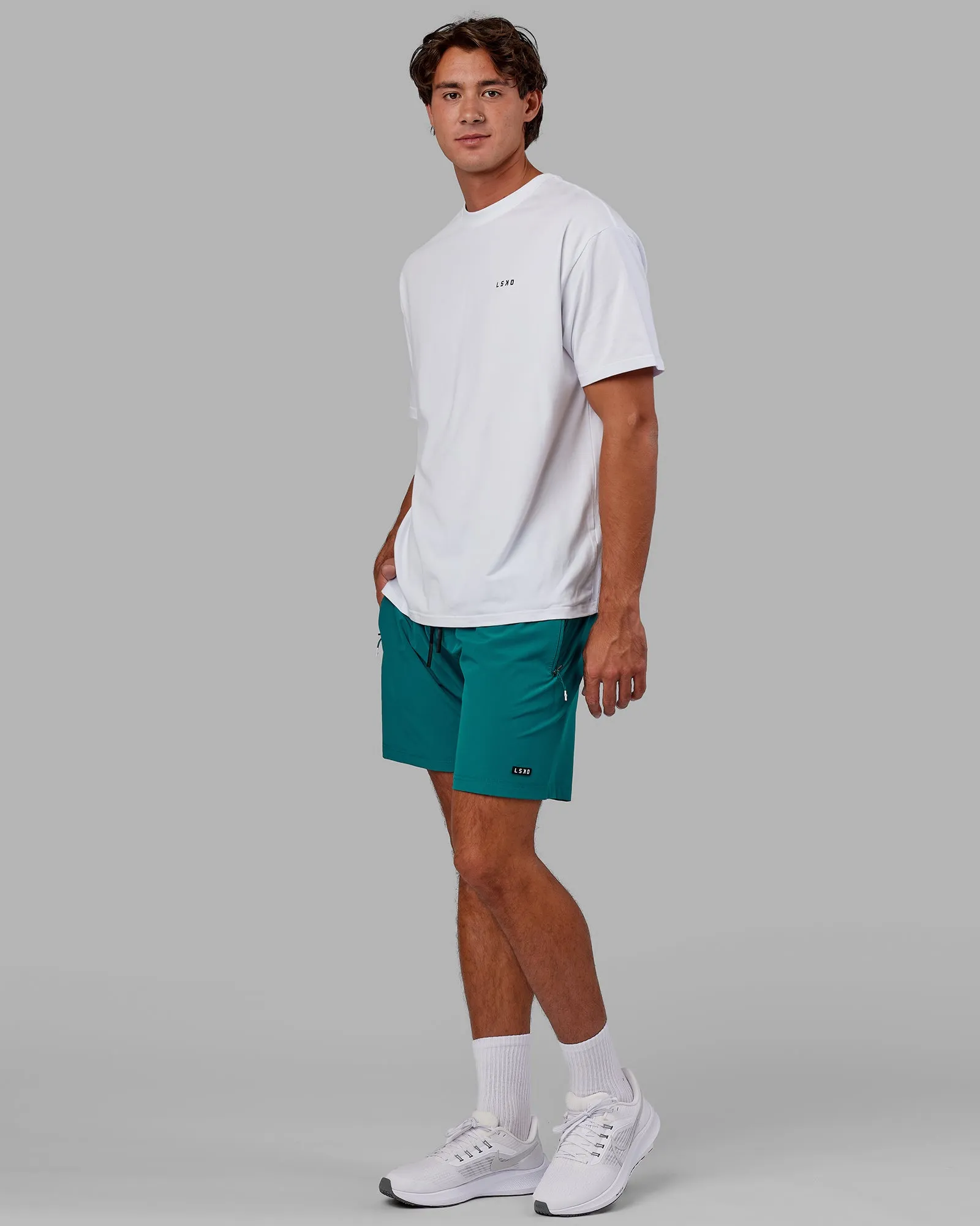 Rep 7" Performance Shorts - Deep Lake sold by LSKD product image thumbnail 4