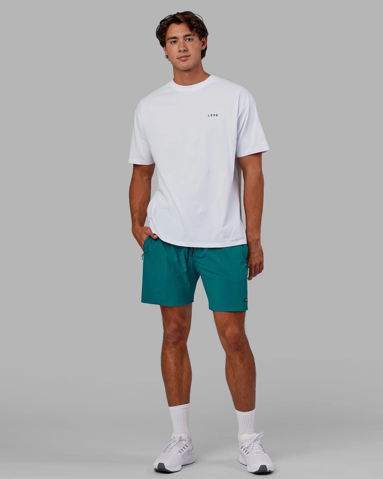 Rep 7" Performance Shorts - Deep Lake sold by LSKD product image thumbnail 3