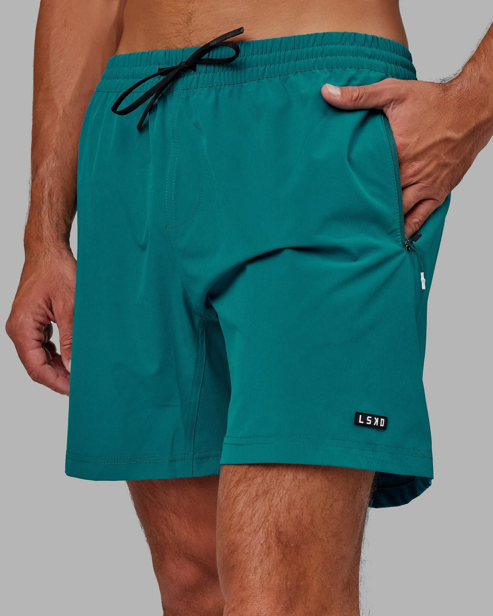 Rep 7" Performance Shorts - Deep Lake sold by LSKD product image thumbnail 2