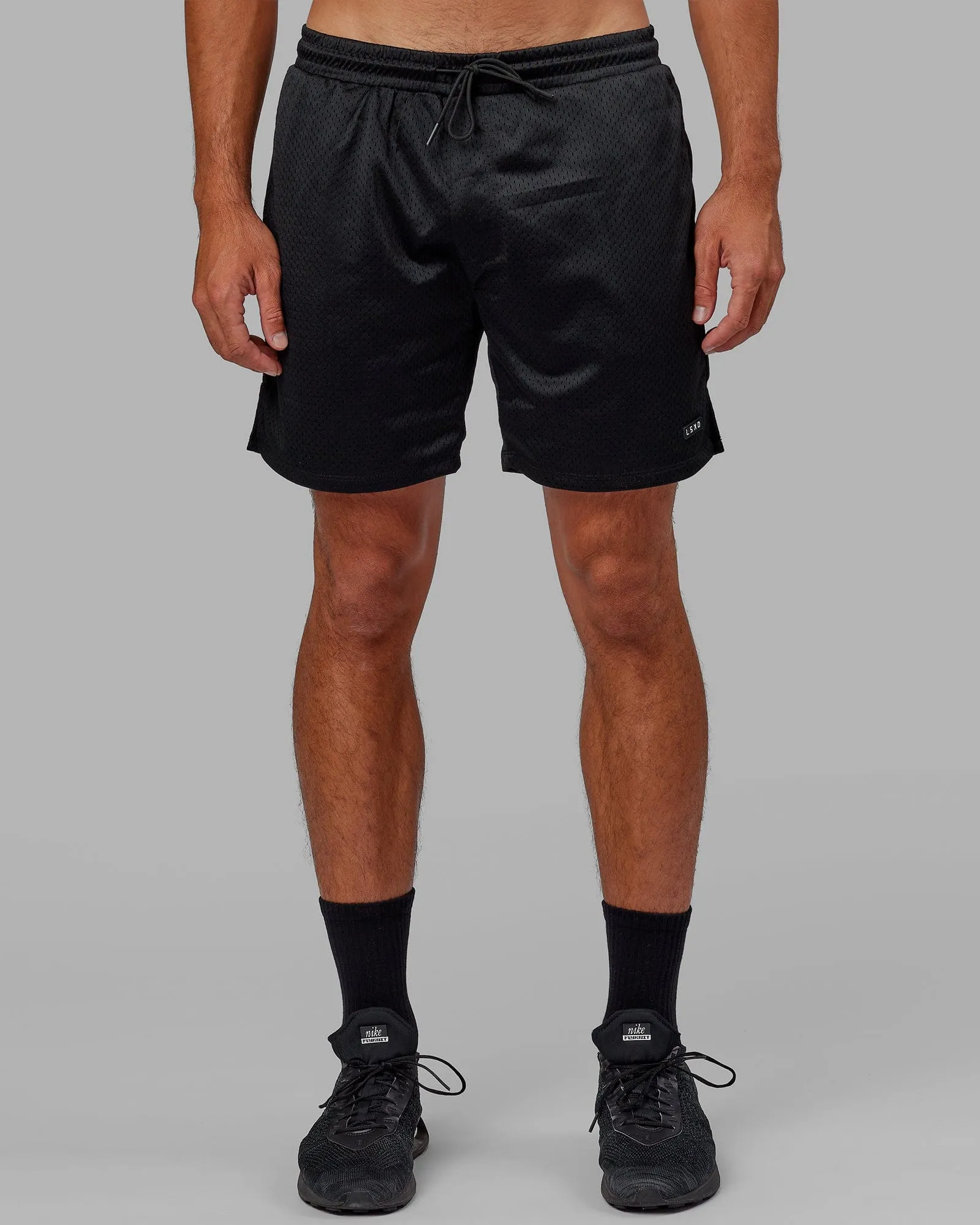 Fundamental Mesh Shorts - Black sold by LSKD