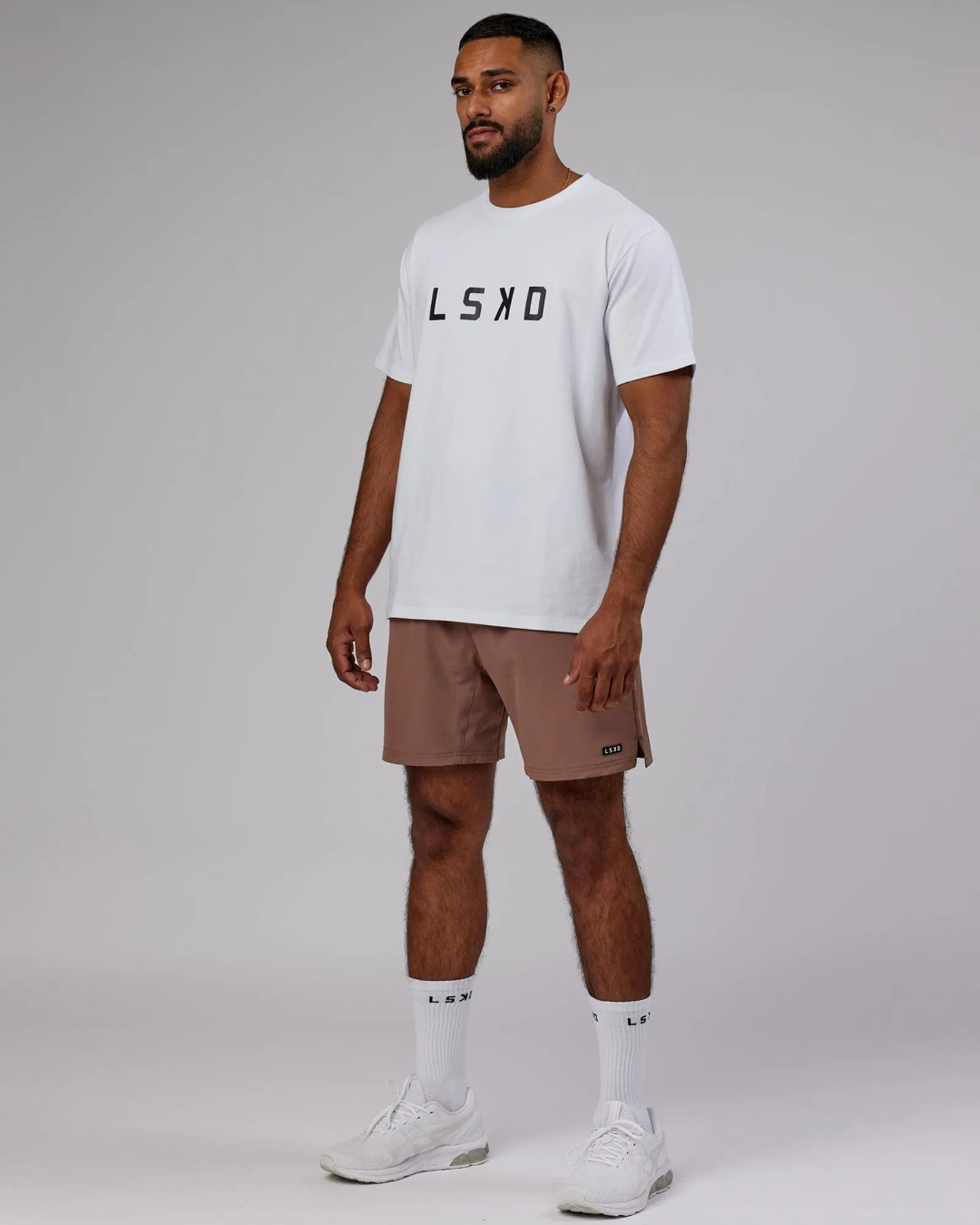 Intensity 7'' Performance Shorts - Deep Taupe sold by LSKD product image thumbnail 3