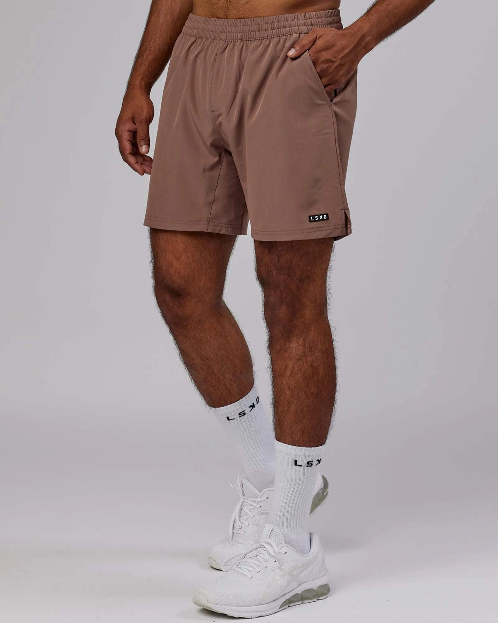 Intensity 7'' Performance Shorts - Deep Taupe sold by LSKD product image thumbnail 5