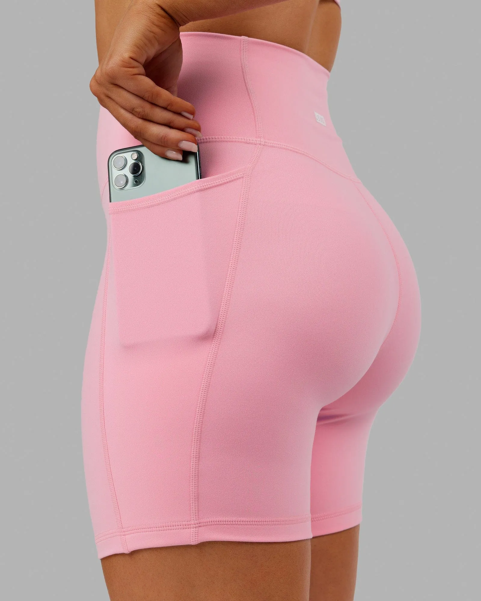 Fusion Mid Short Tights - Pink Frosting sold by LSKD product image thumbnail 5