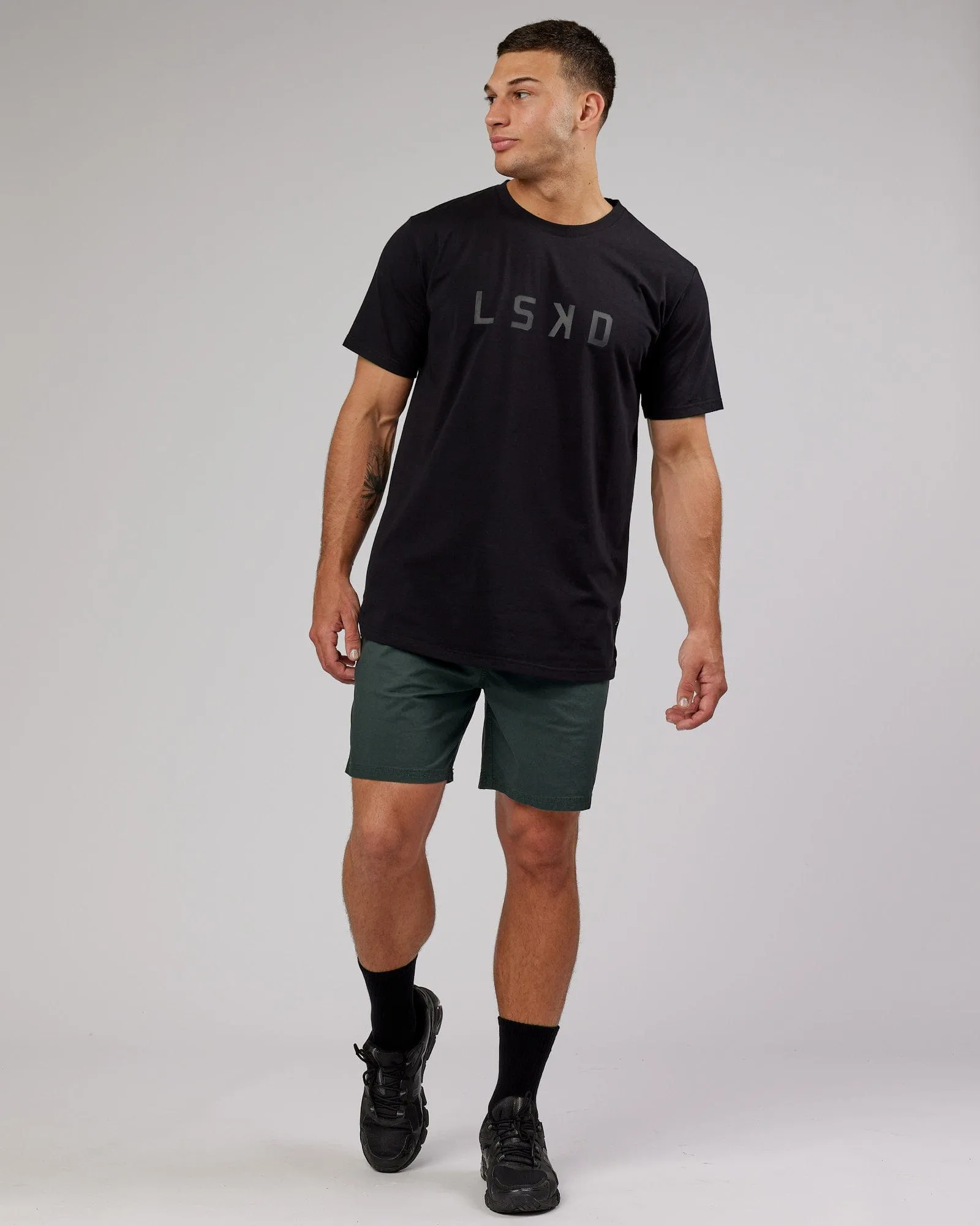 Power FLXDRY Performance Tee - Black-Black sold by LSKD product image thumbnail 3