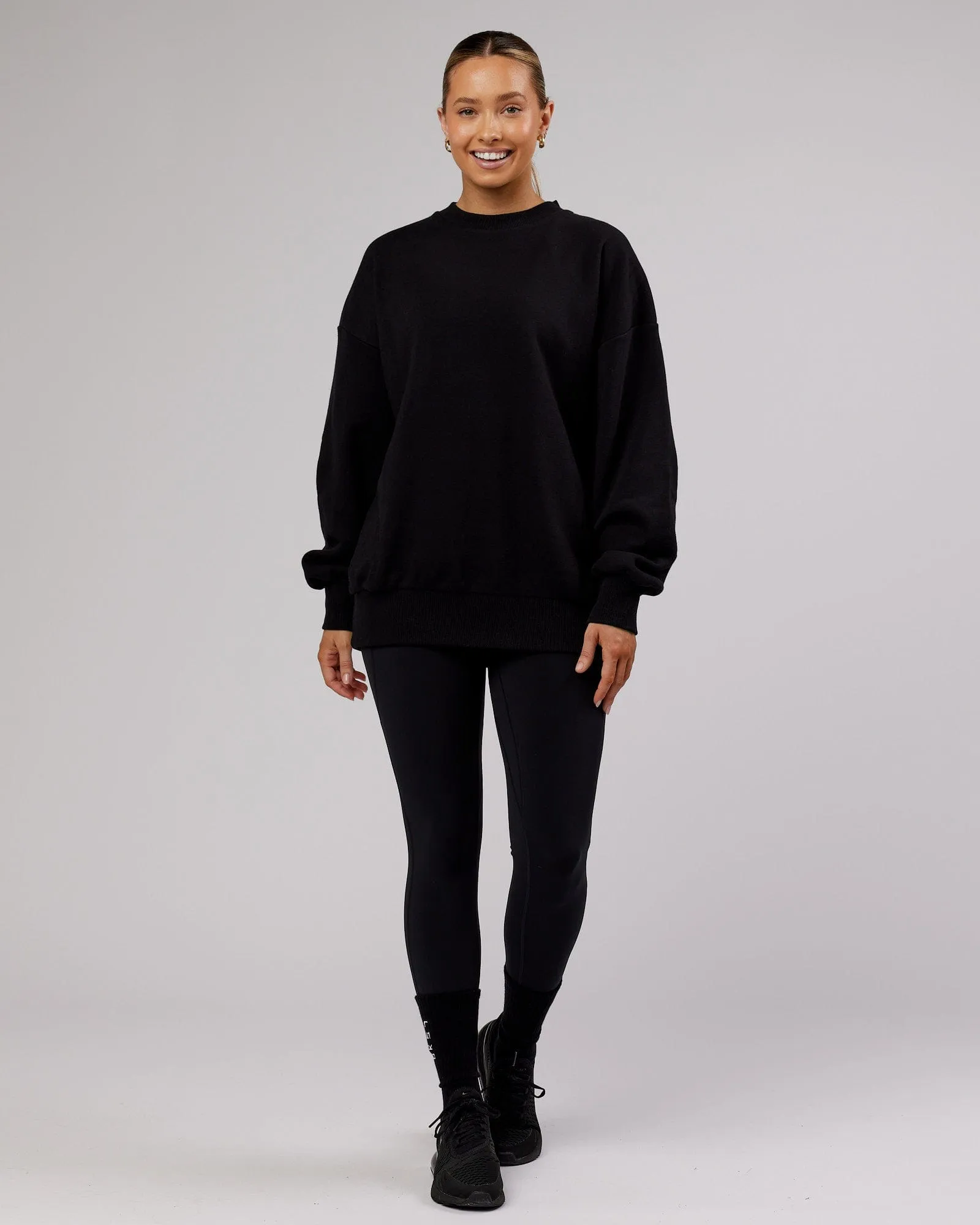 Unisex LTRD Sweater Oversize - Black-Pink sold by LSKD product image thumbnail 5