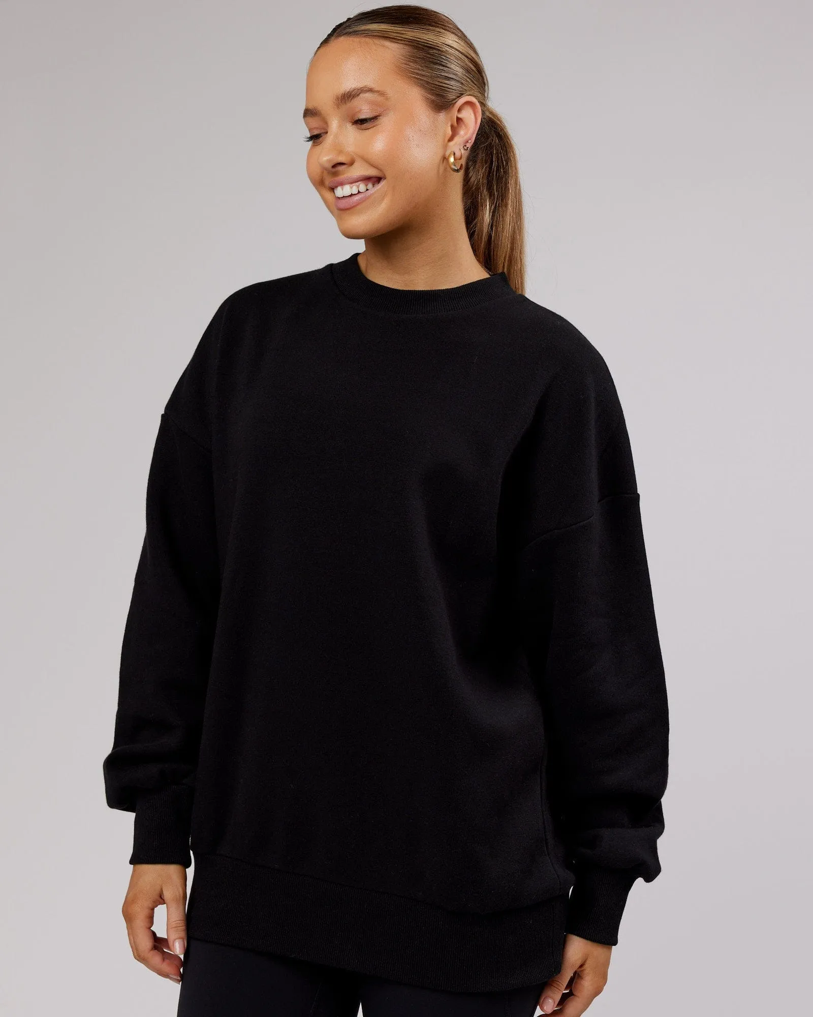 Unisex LTRD Sweater Oversize - Black-Pink sold by LSKD product image thumbnail 2