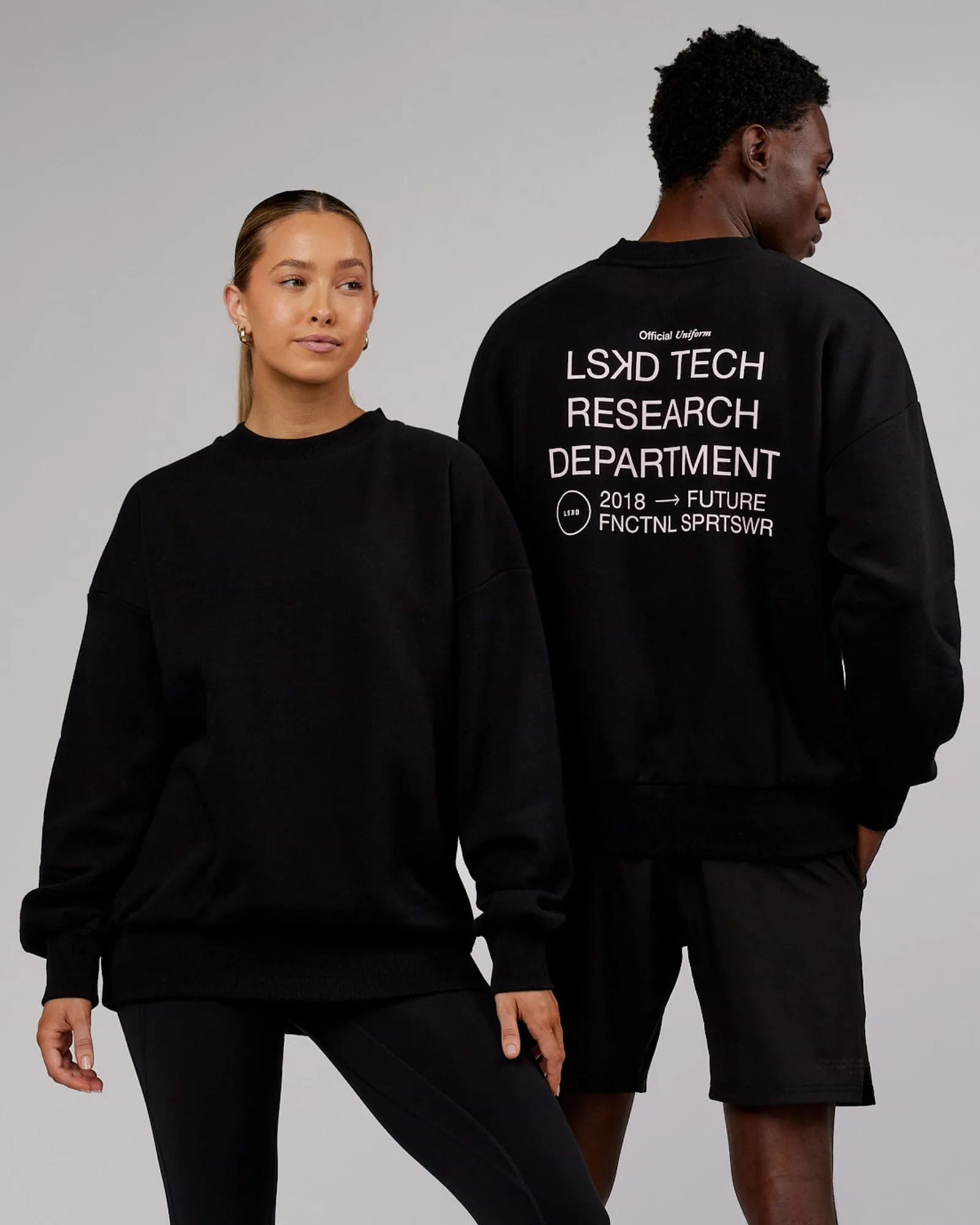Unisex LTRD Sweater Oversize - Black-Pink sold by LSKD