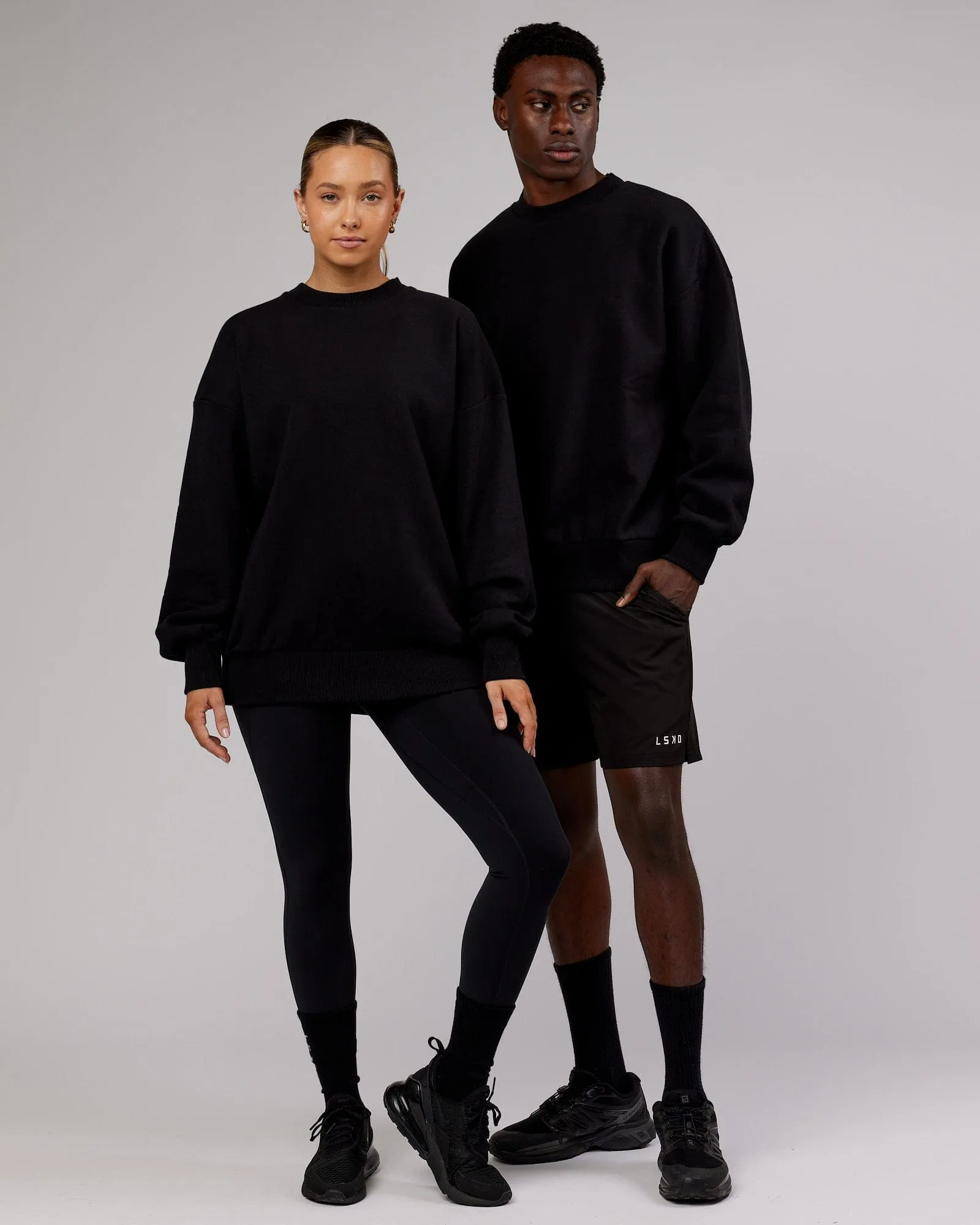 Unisex LTRD Sweater Oversize - Black-Pink sold by LSKD product image thumbnail 3