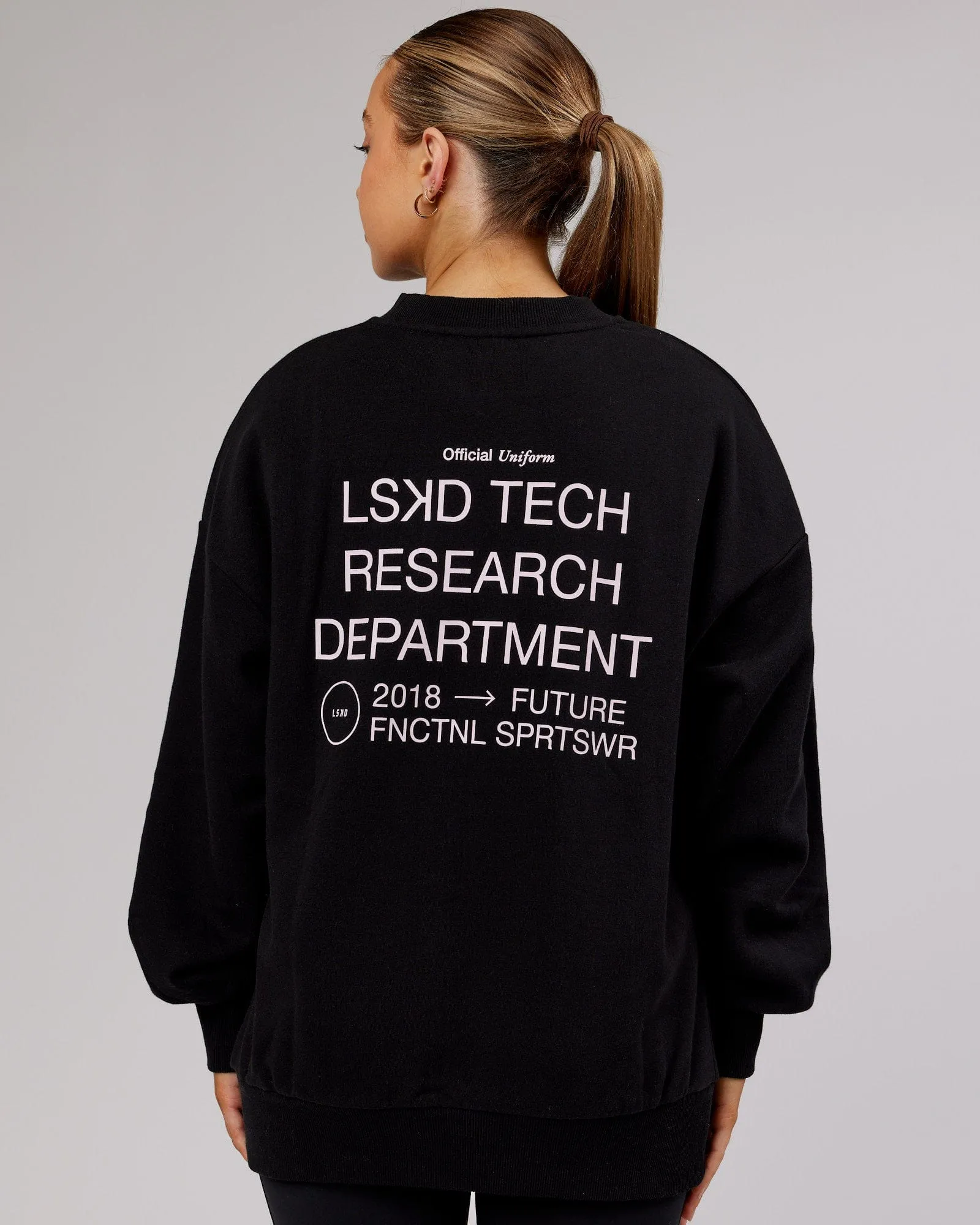 Unisex LTRD Sweater Oversize - Black-Pink sold by LSKD product image thumbnail 4