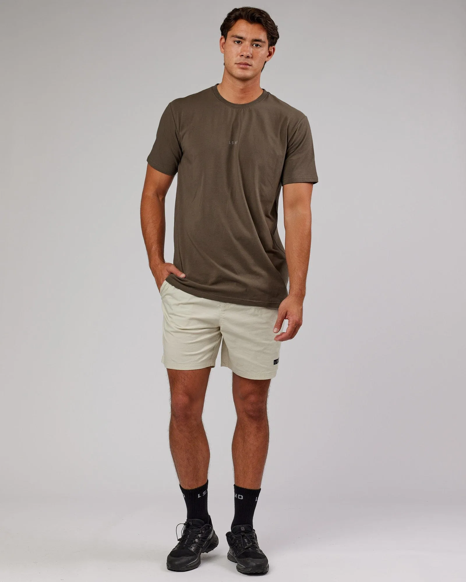Base FLXCotton Tee - Army Green sold by LSKD product image thumbnail 2