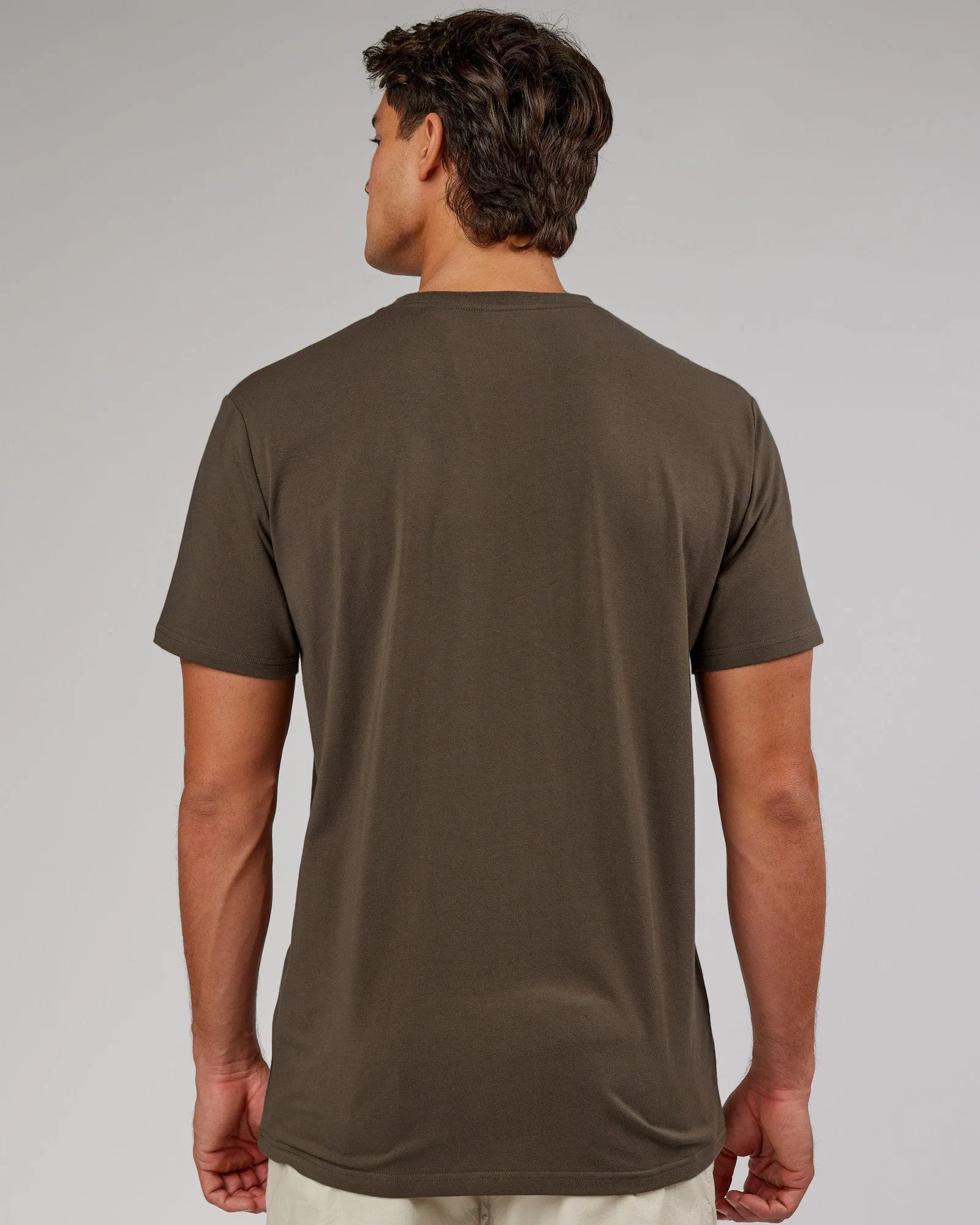 Base FLXCotton Tee - Army Green sold by LSKD product image thumbnail 5