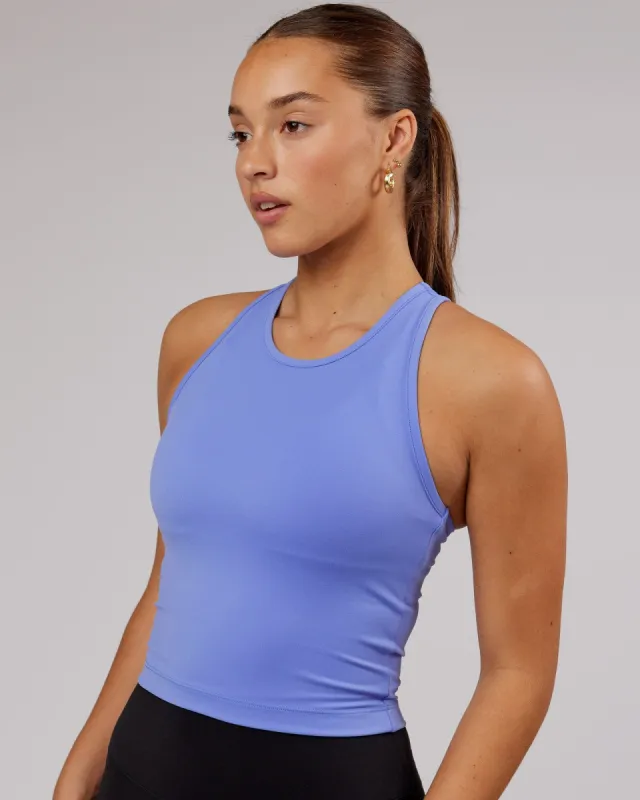 Flow Performance Tank - Cornflower Blue sold by LSKD